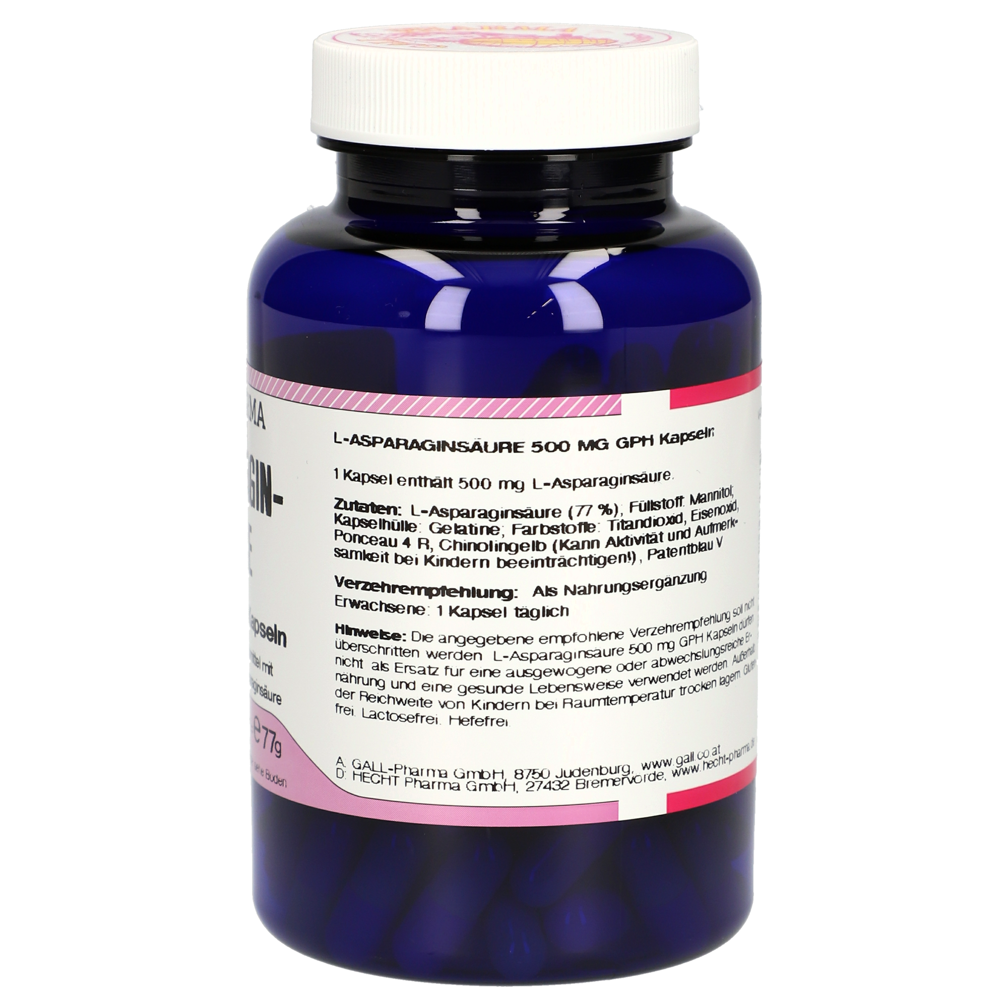 L-Asparaginsäure 500 mg GPH Kapseln