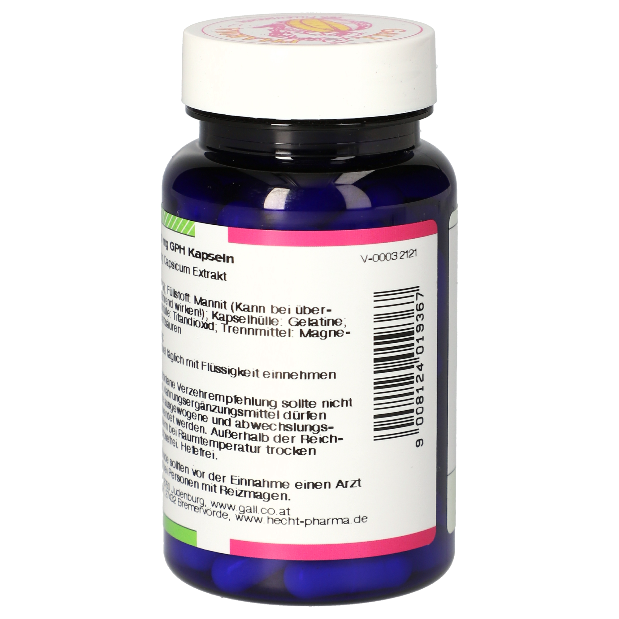 Chiliextrakt 100 mg GPH Kapseln