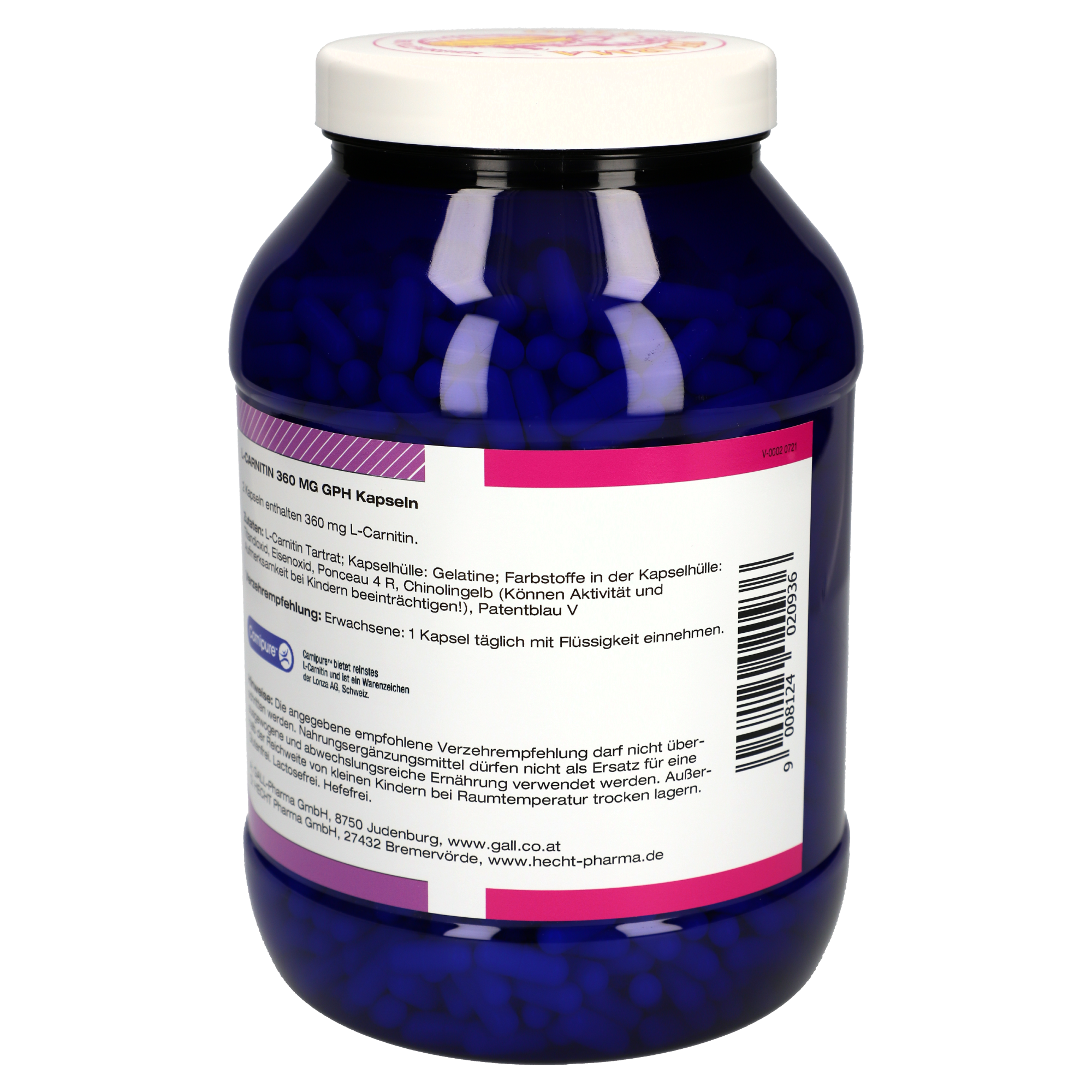 L-Carnitine 360 mg GPH Capsules