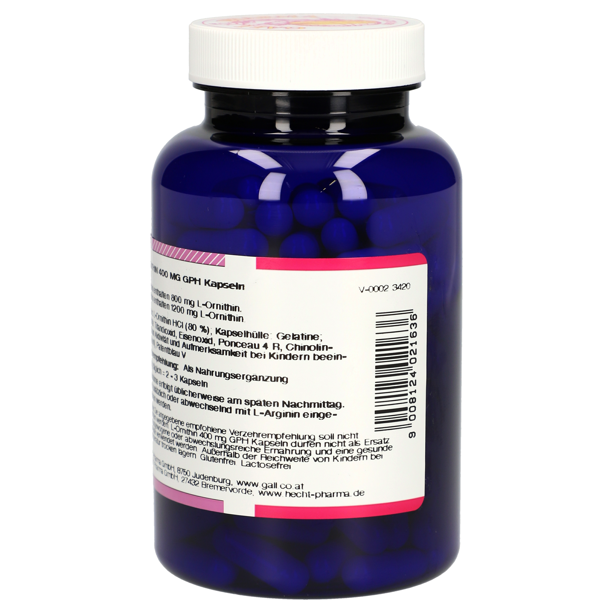 L-Ornithin 400 mg GPH Kapseln