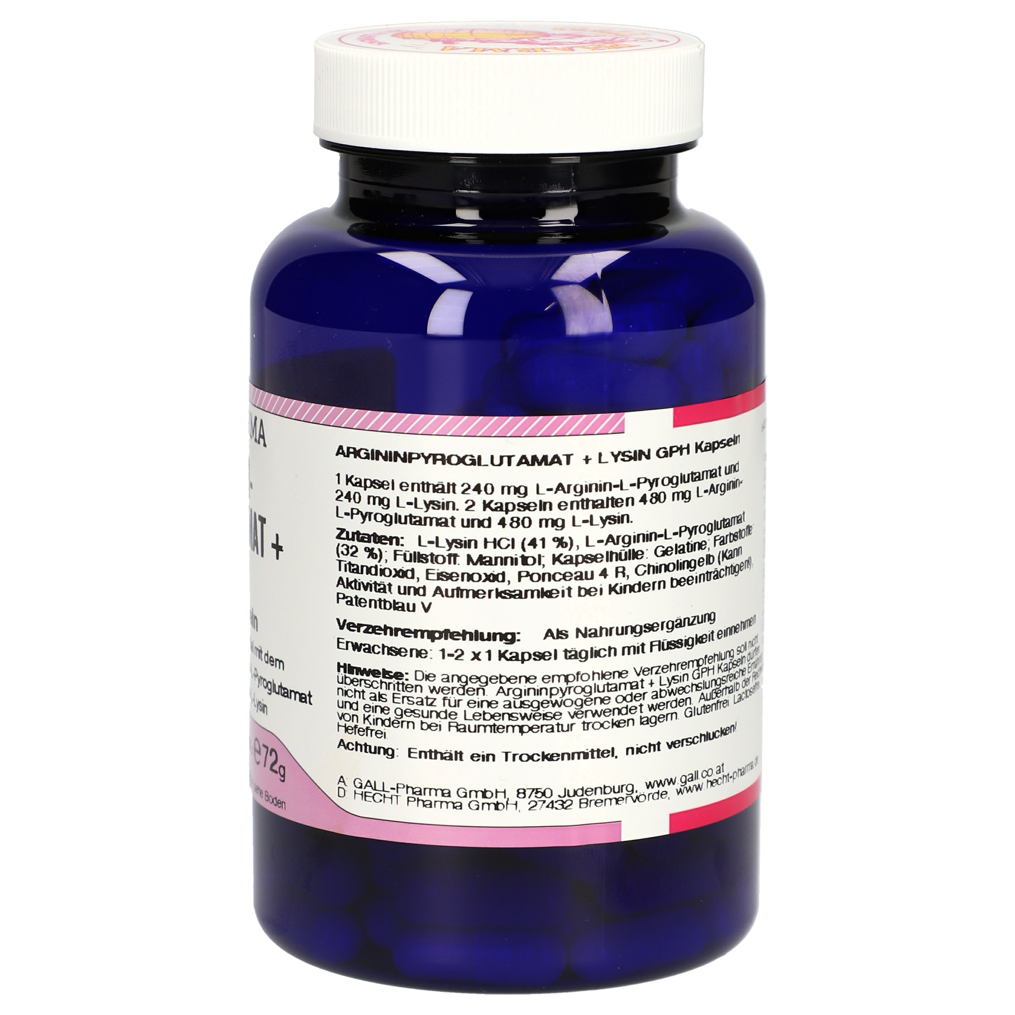 Argininpyroglutamat + Lysin GPH Kapseln