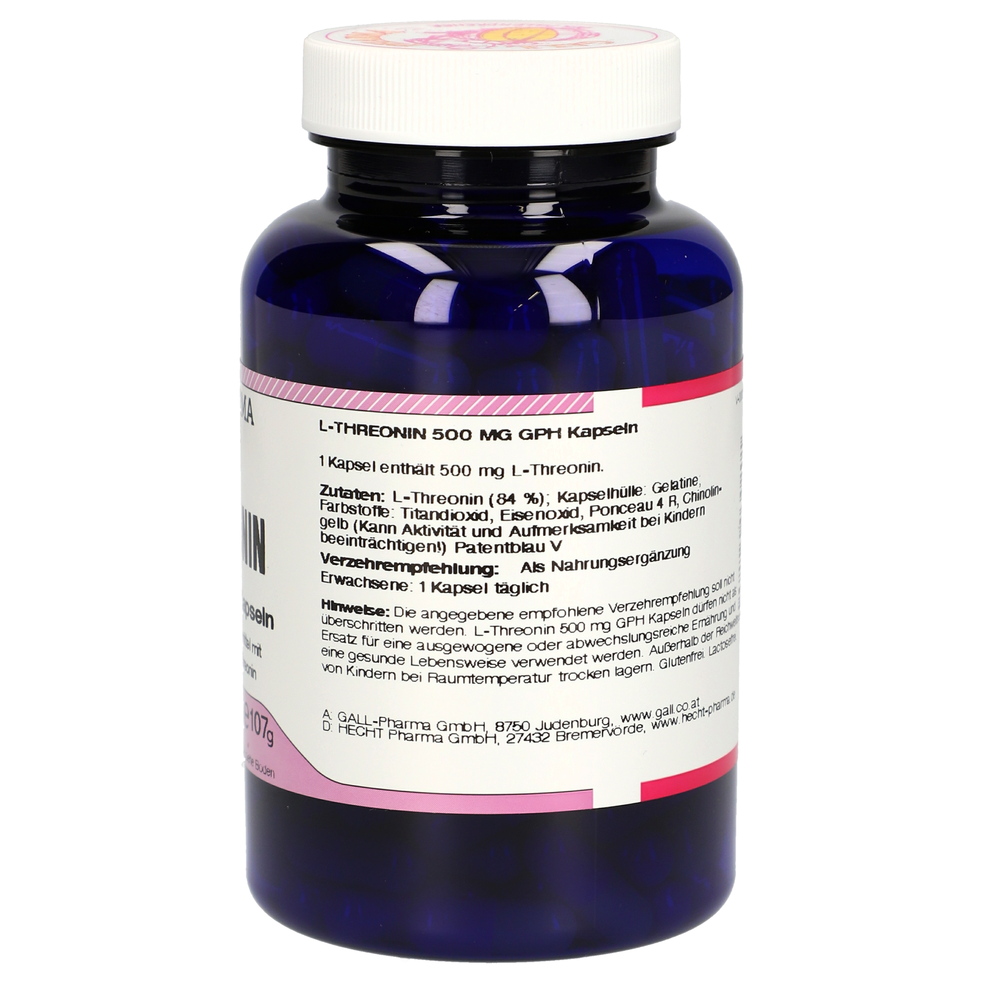 L-Threonin 500 mg GPH Kapseln