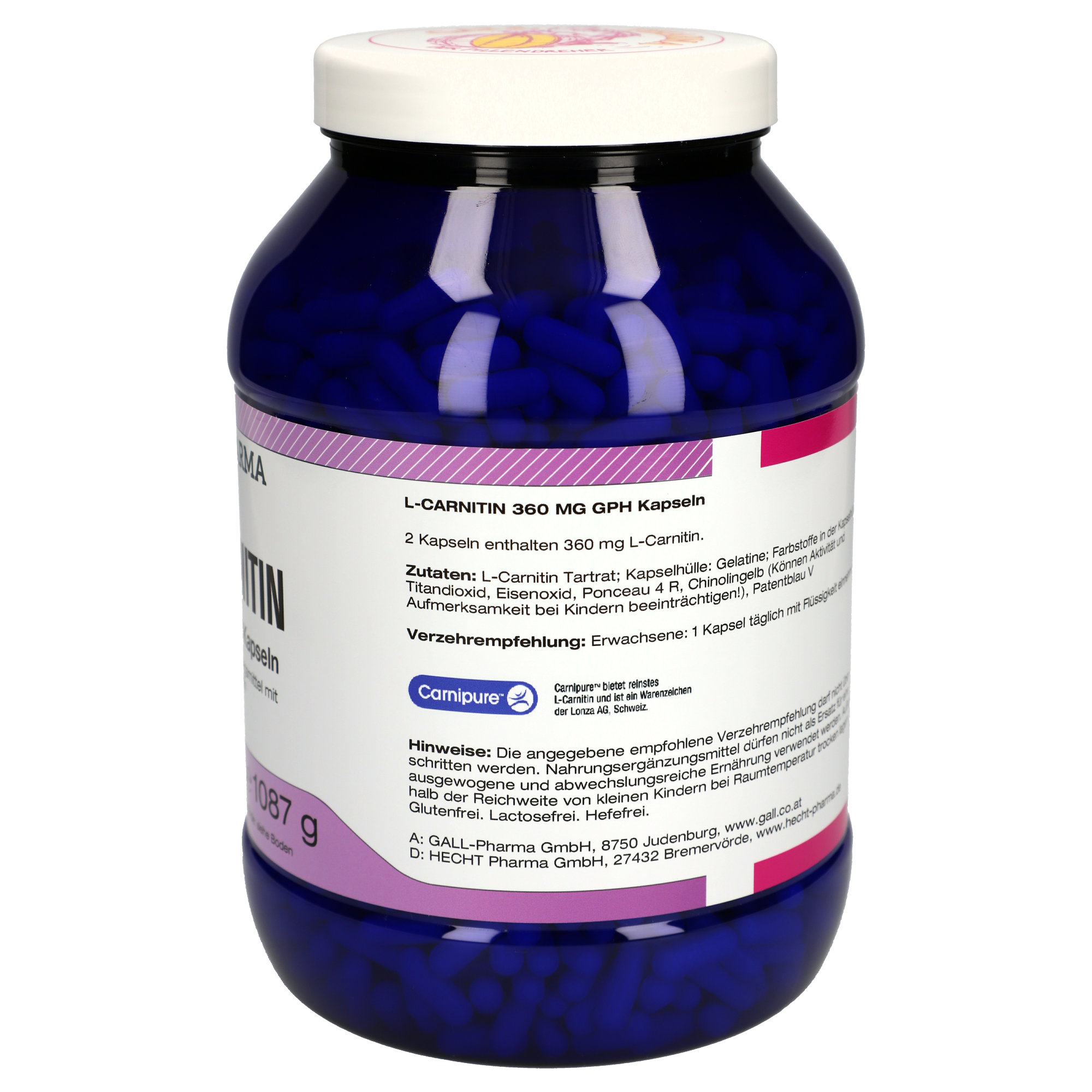 L-Carnitine 360 mg GPH Capsules