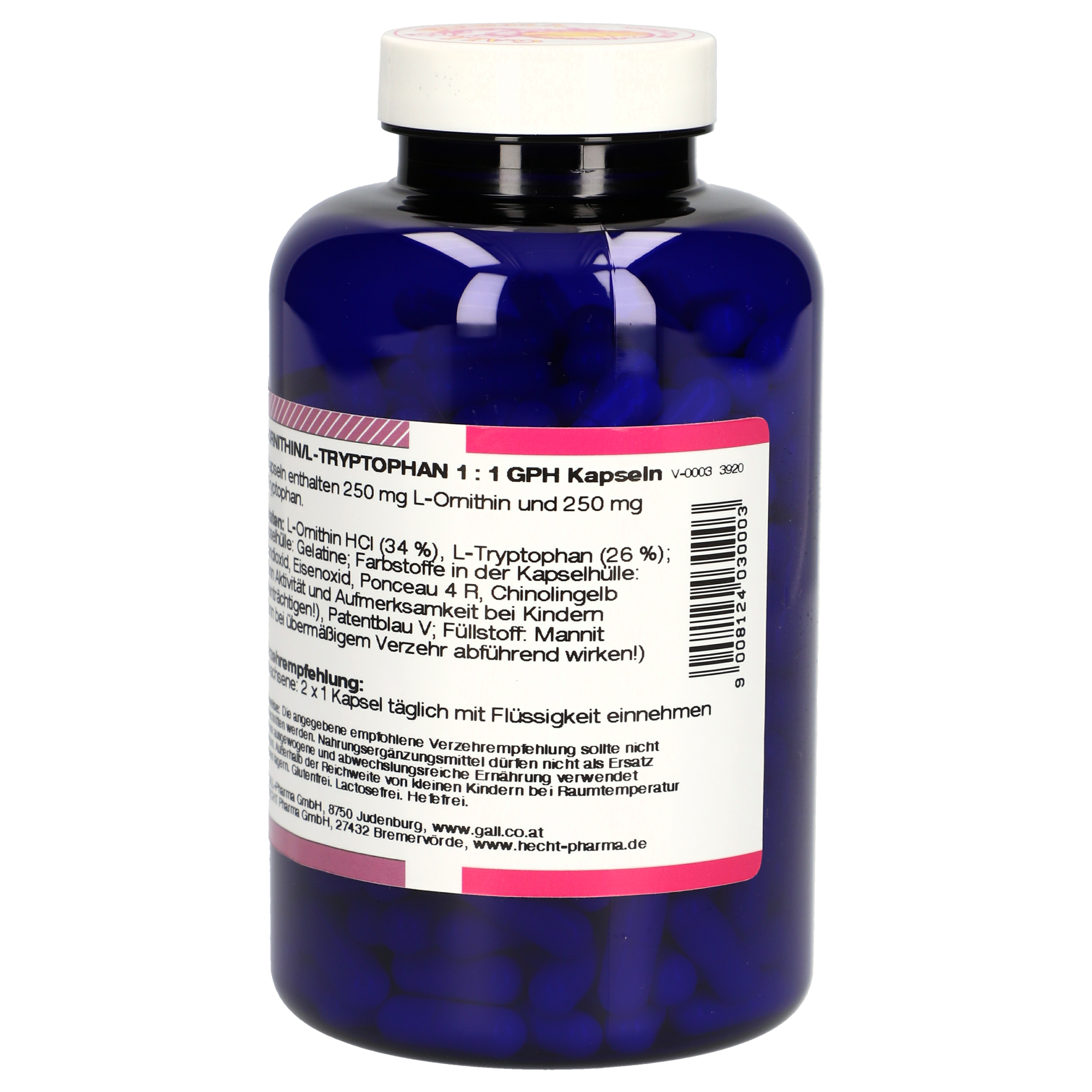 L-Ornithin / L-Tryptophan 1:1 GPH Kapseln