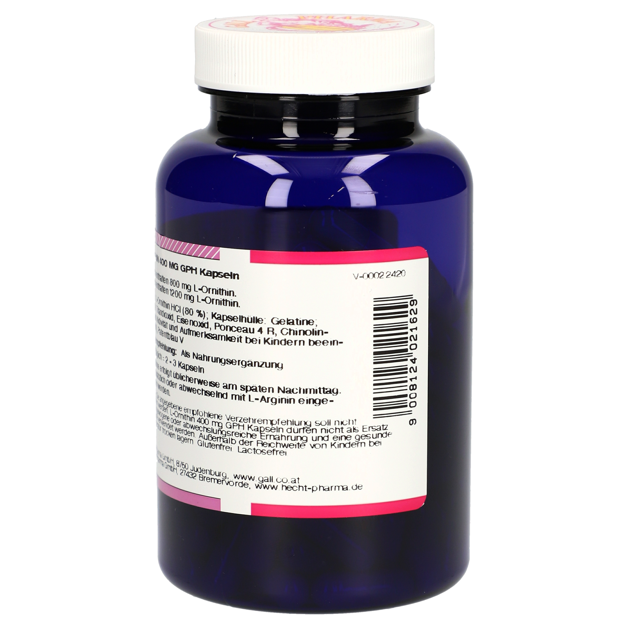 L-Ornithin 400 mg GPH Kapseln