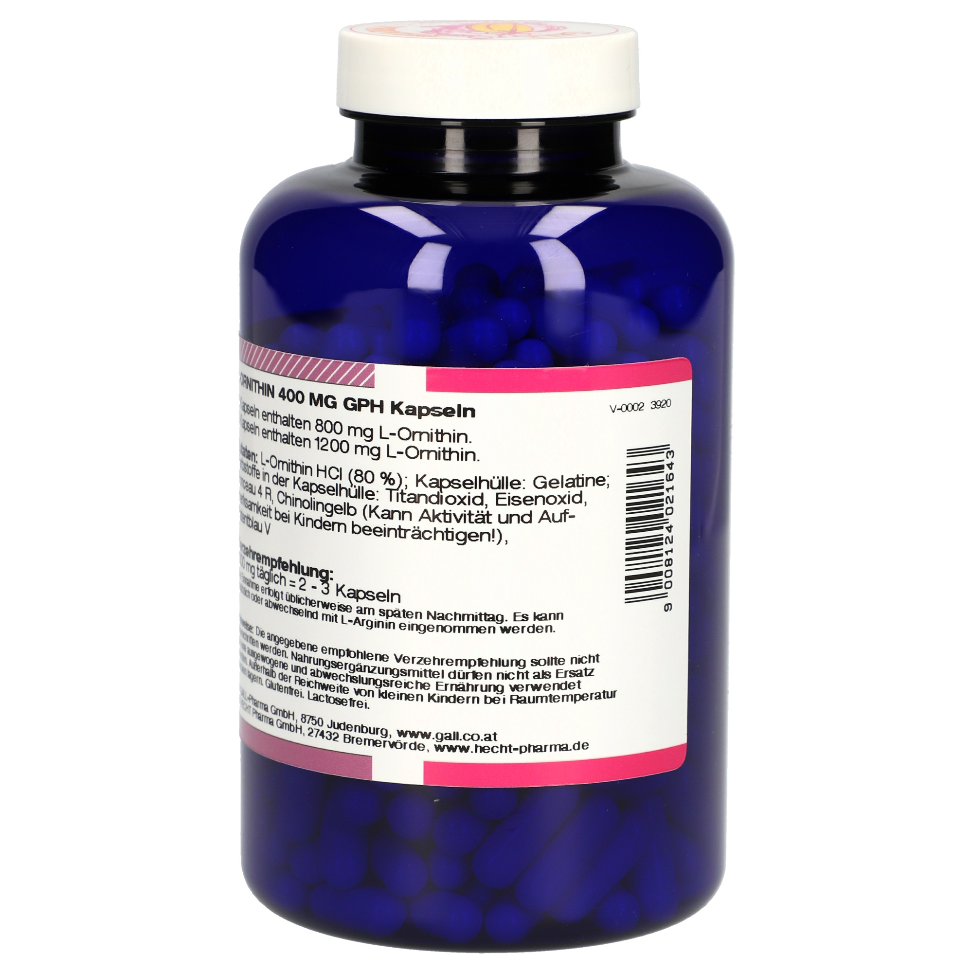 L-Ornithin 400 mg GPH Kapseln