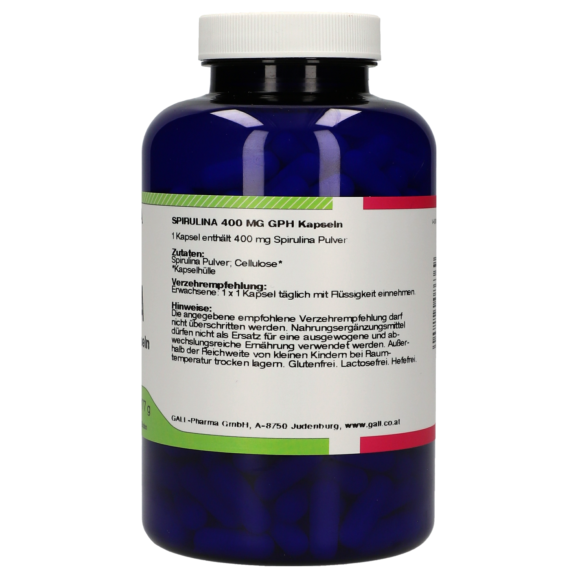 Spirulina 400 mg GPH Kapseln