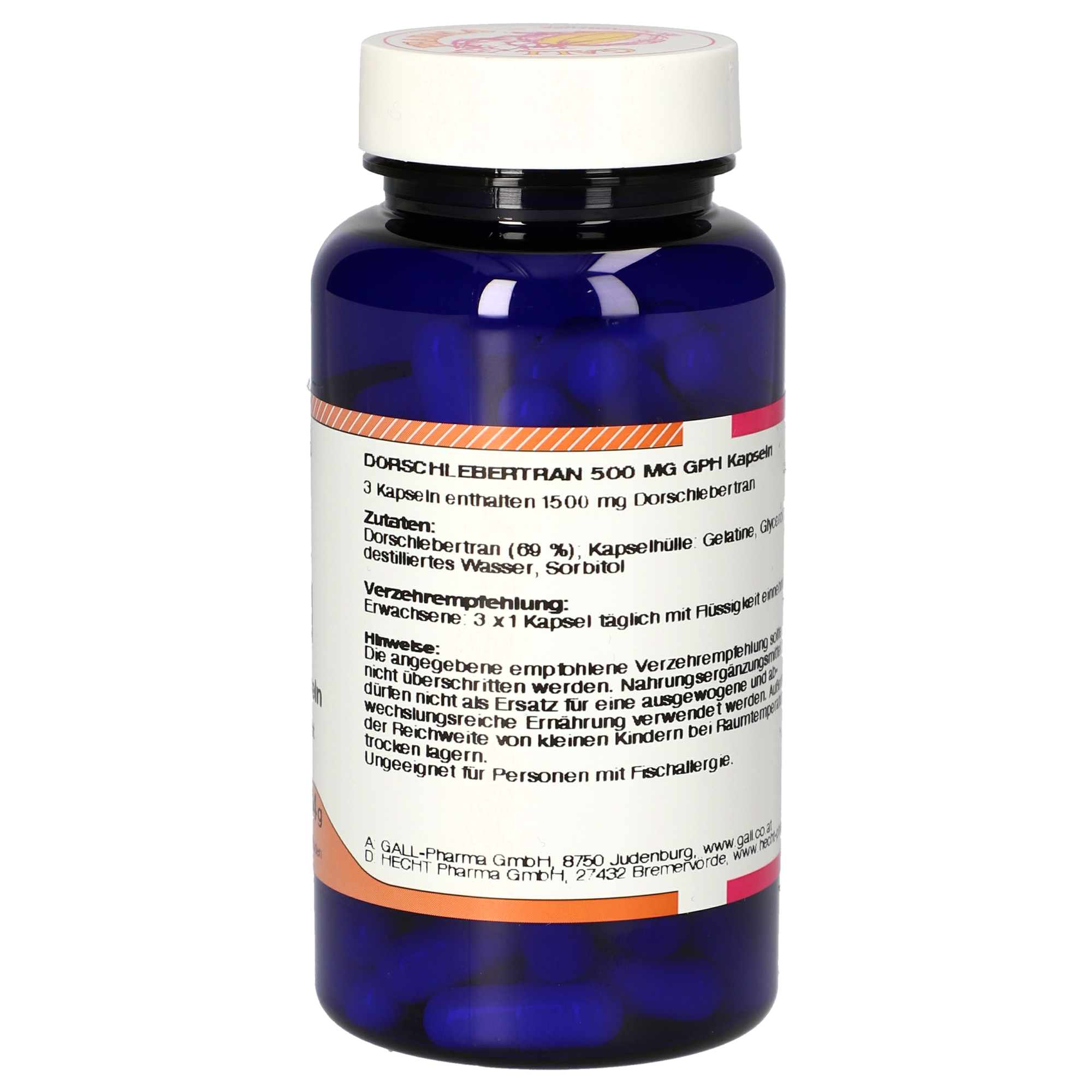Cod Liver Oil 500 mg GPH Capsules