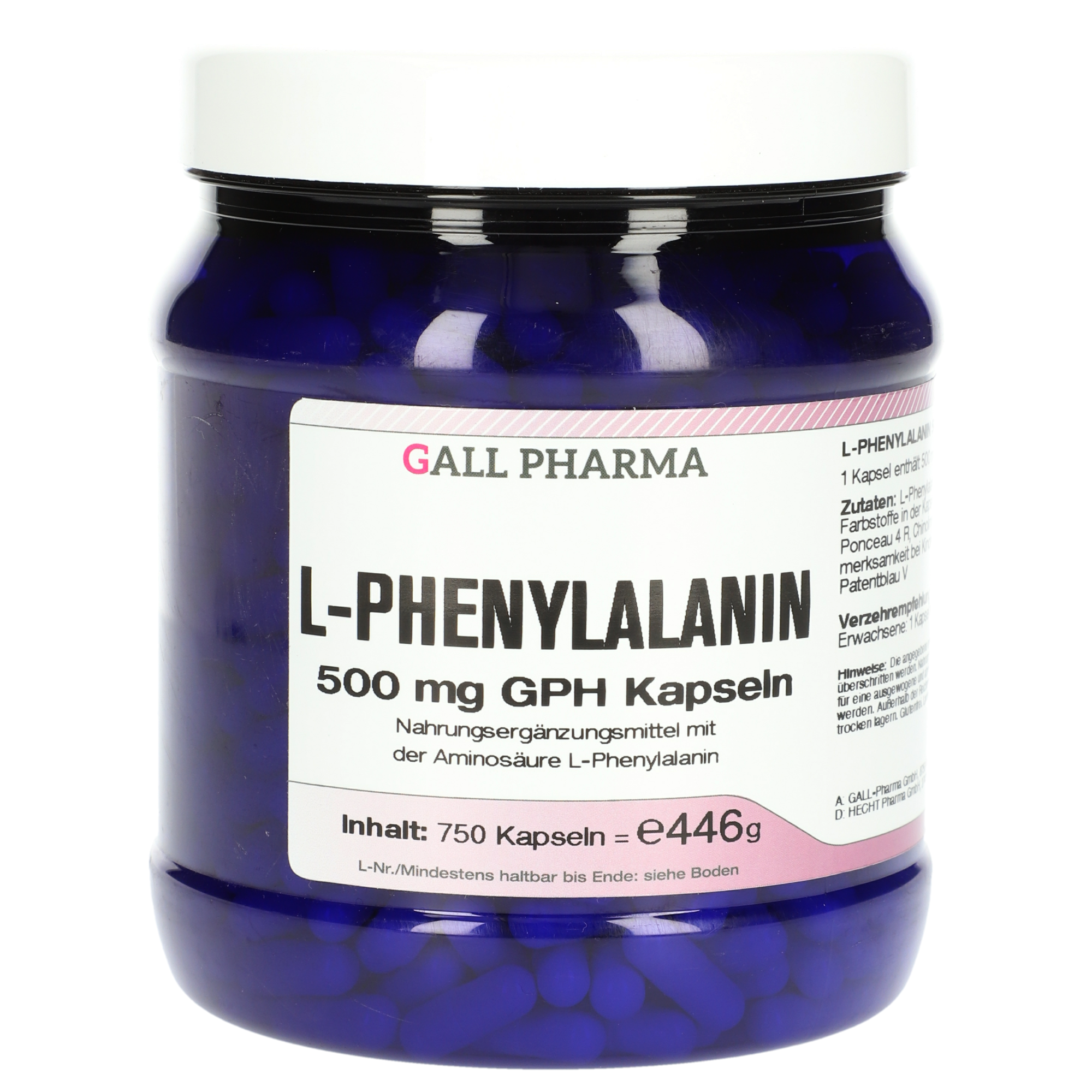 L-Phenylalanin 500 mg GPH Kapseln