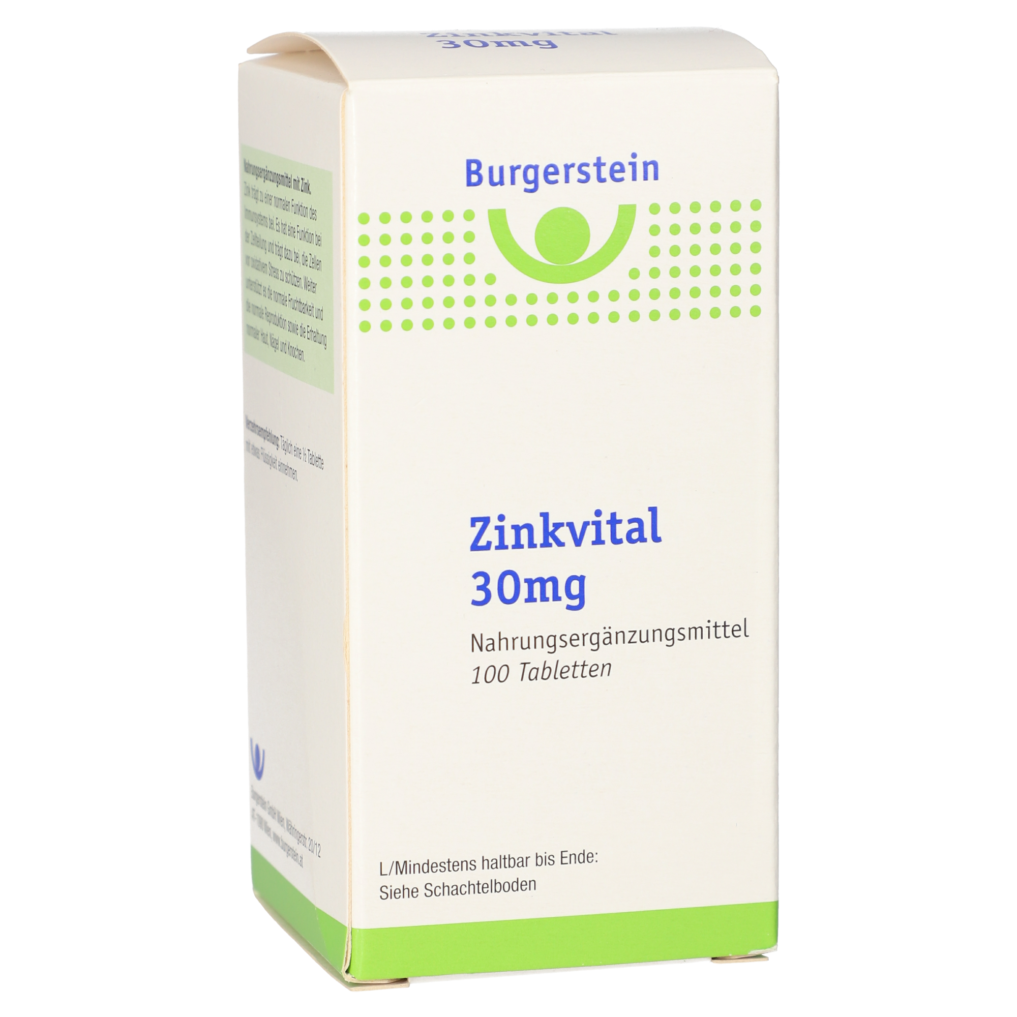 Burgerstein Zinkvital 30 mg Tabletten