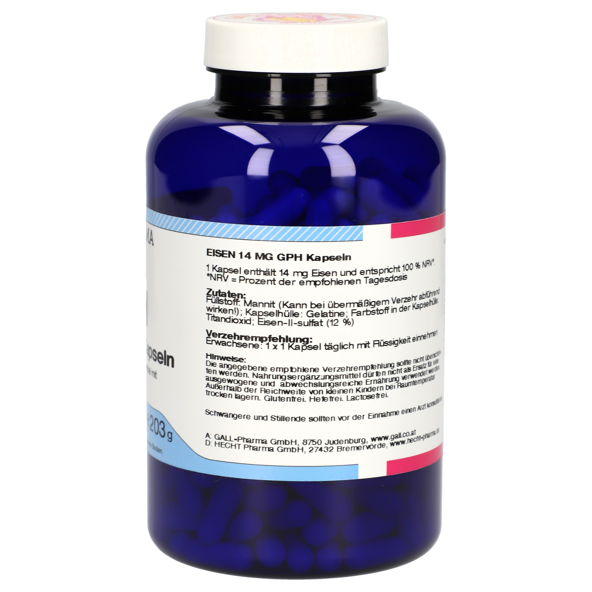 Eisen 14 mg GPH Kapseln