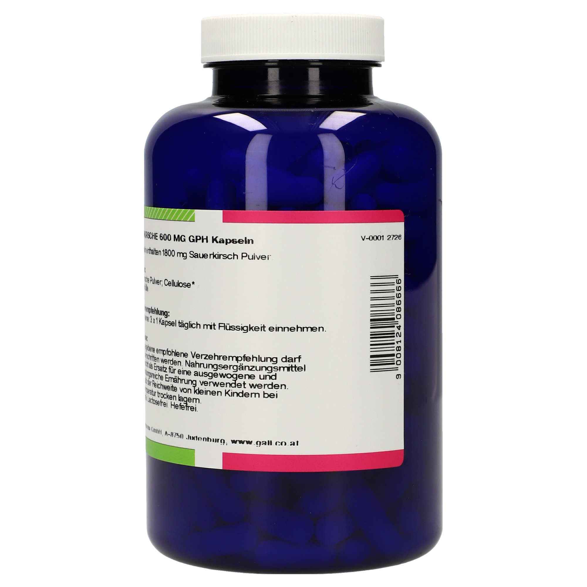 Sauerkirsche 600 mg GPH Kapseln