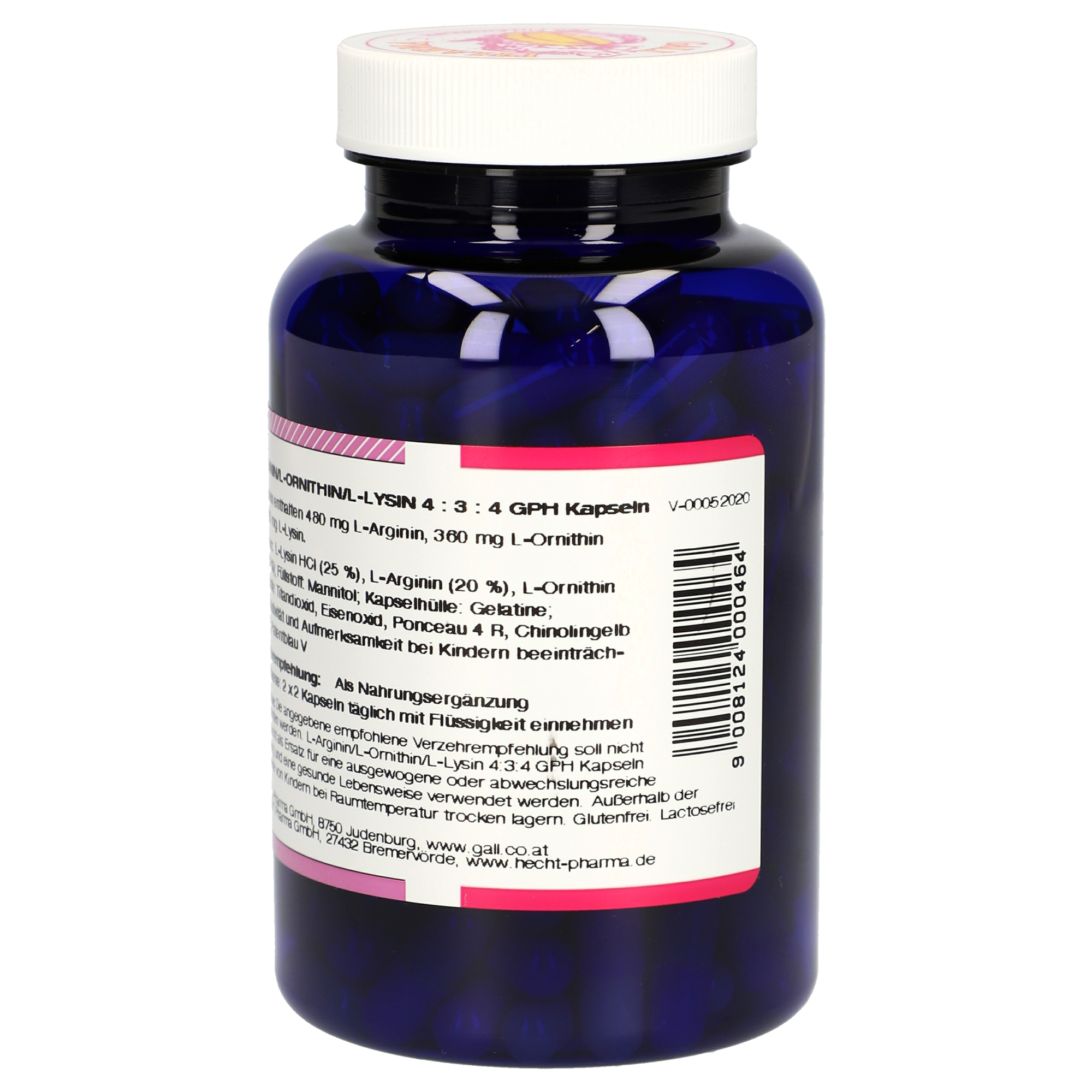 L-Arginin / L-Ornithin / L-Lysin 4:3:4 GPH Kapseln