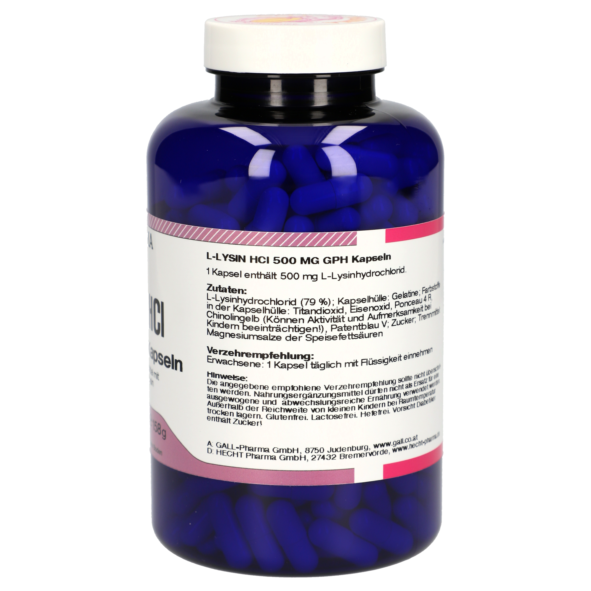 L-Lysin HCl 500 mg GPH Kapseln