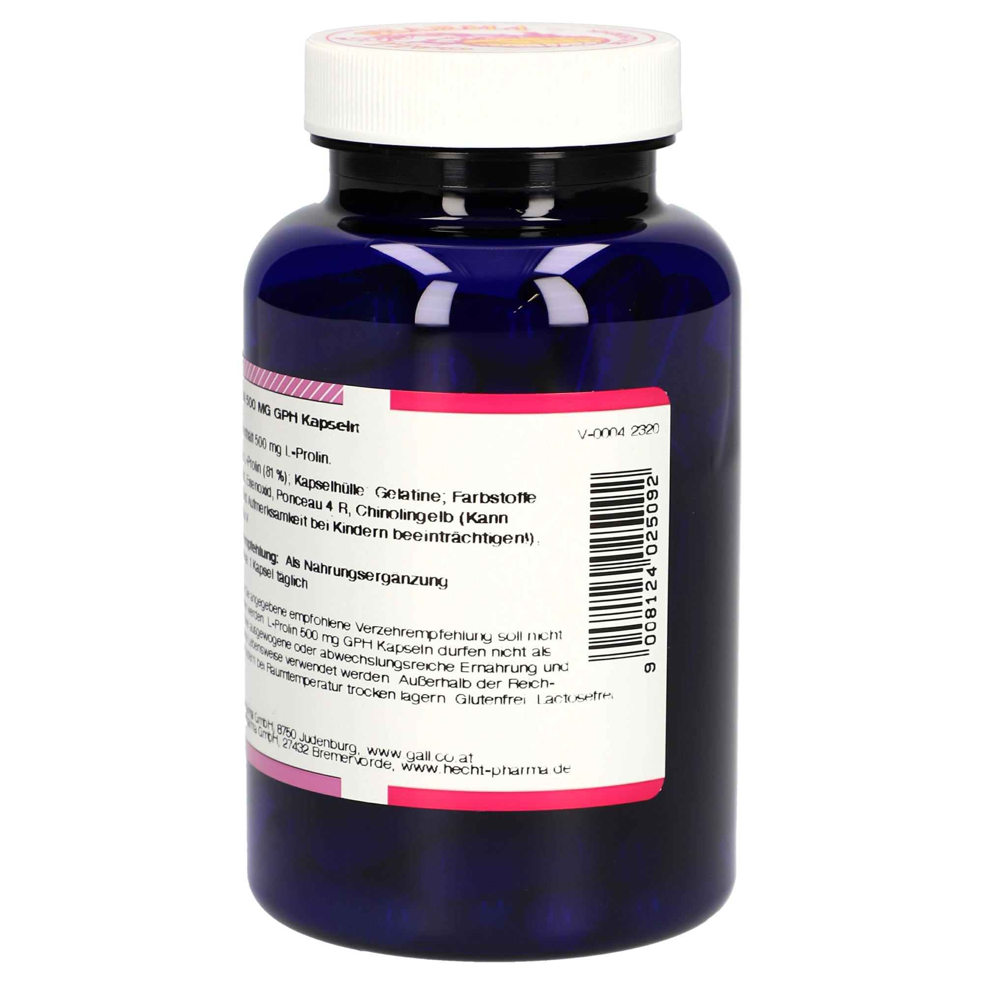 L-Prolin 500 mg GPH Kapseln