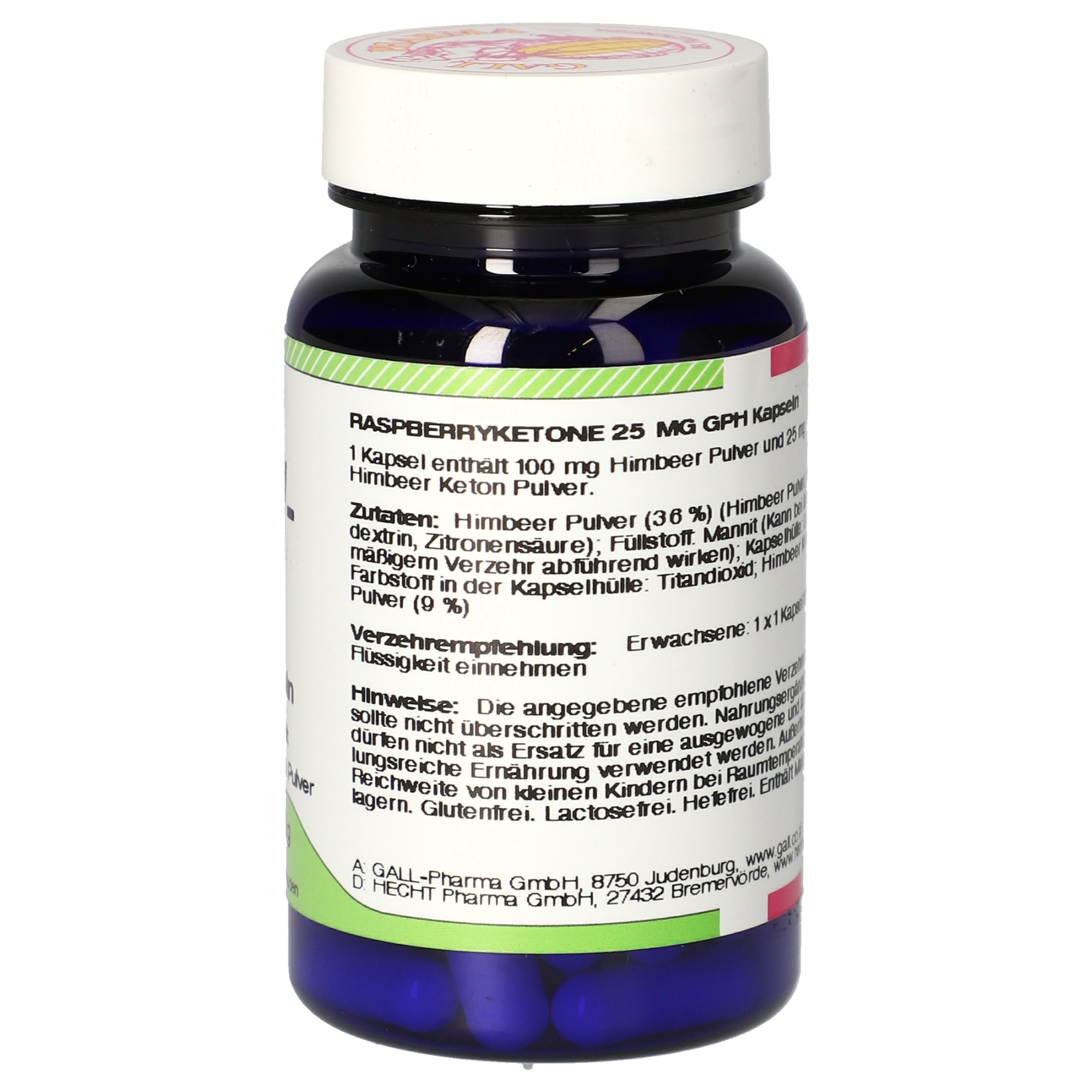 Raspberryketone 25 mg GPH Kapseln
