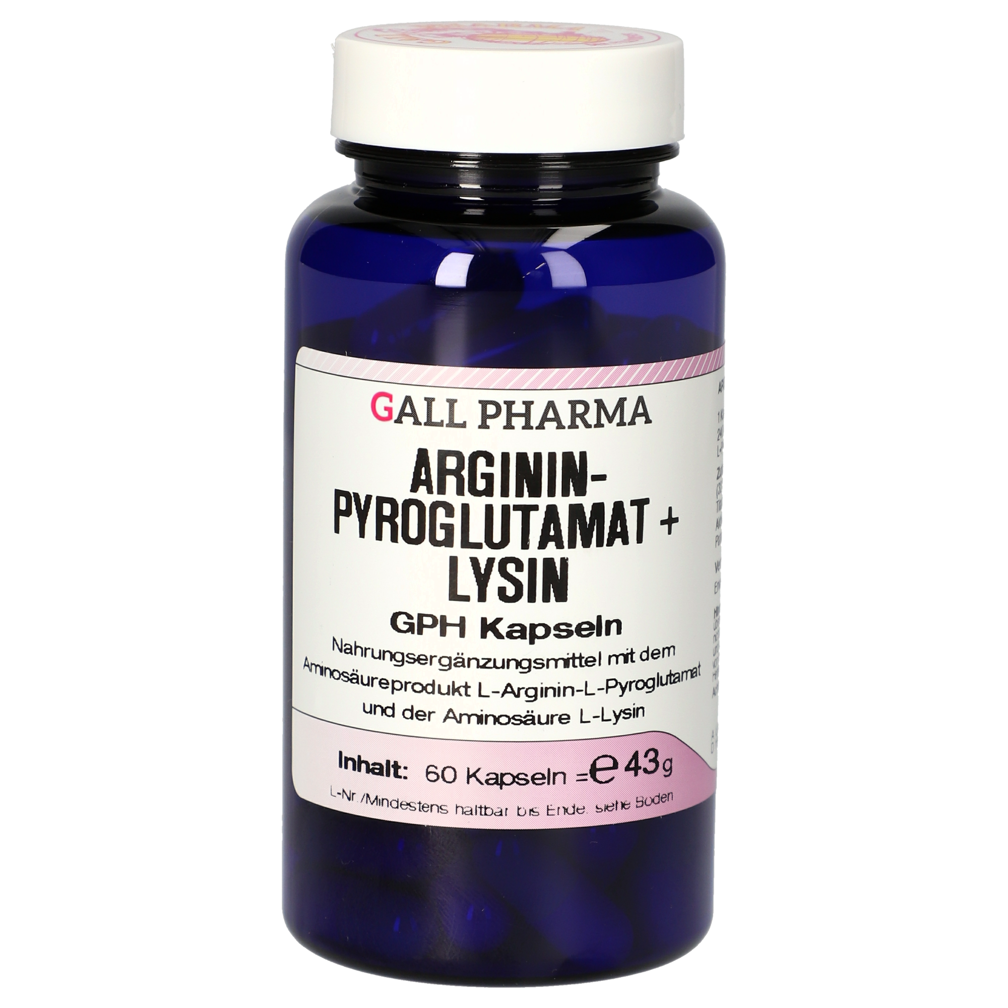 Argininpyroglutamat + Lysin GPH Kapseln