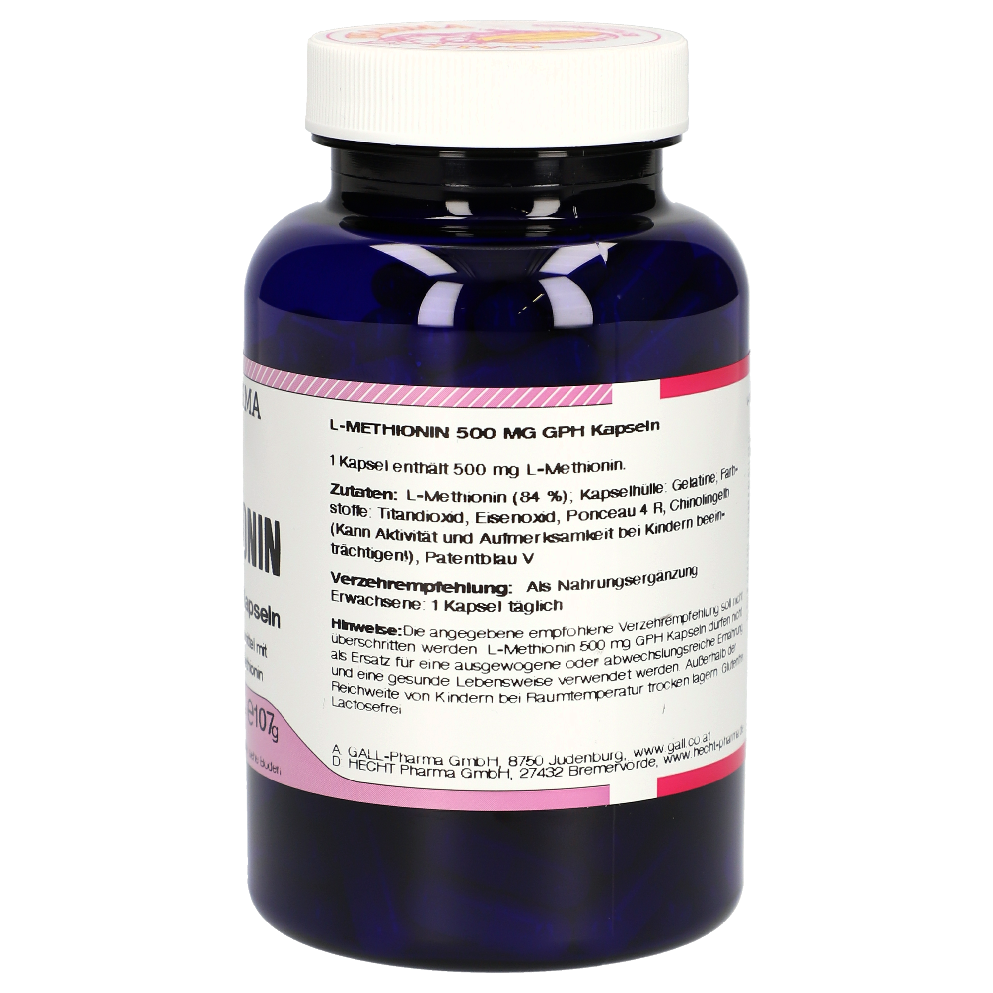 L-Methionin 500 mg GPH Kapseln