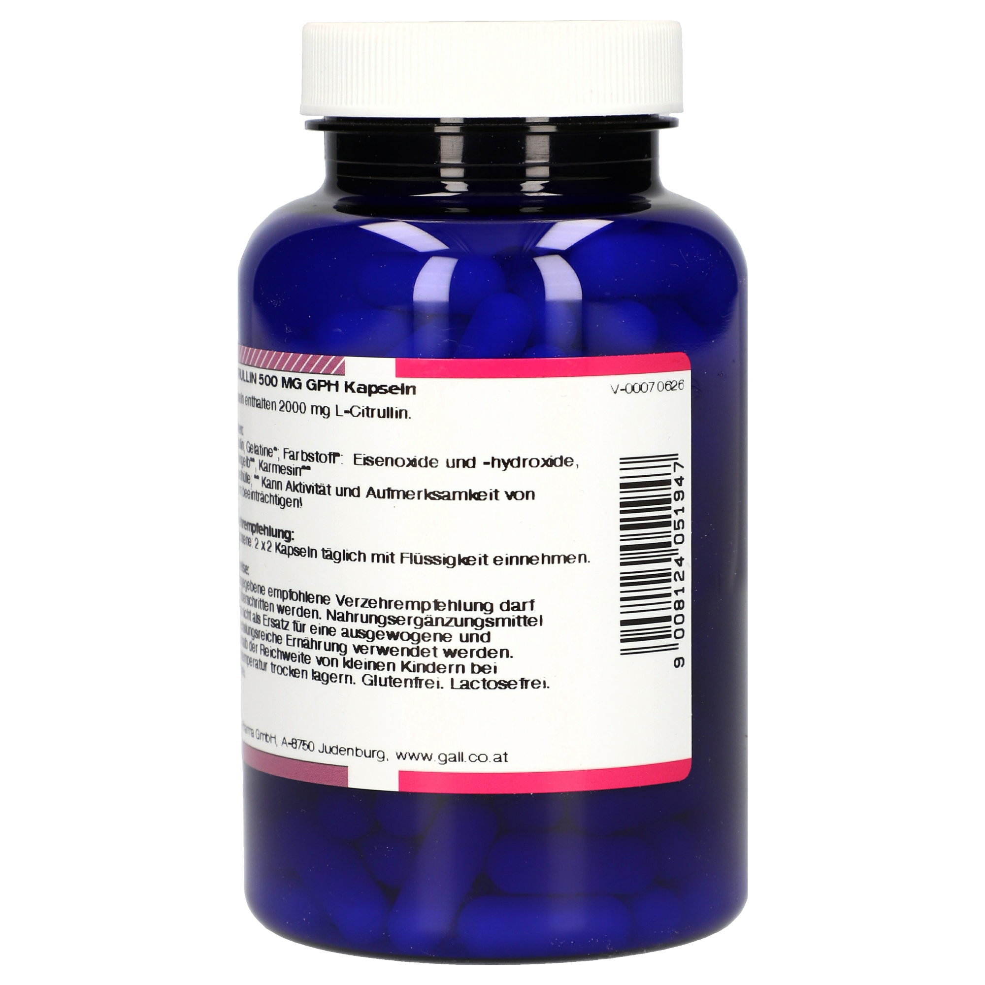 L-Citrullin 500 mg GPH Kapseln