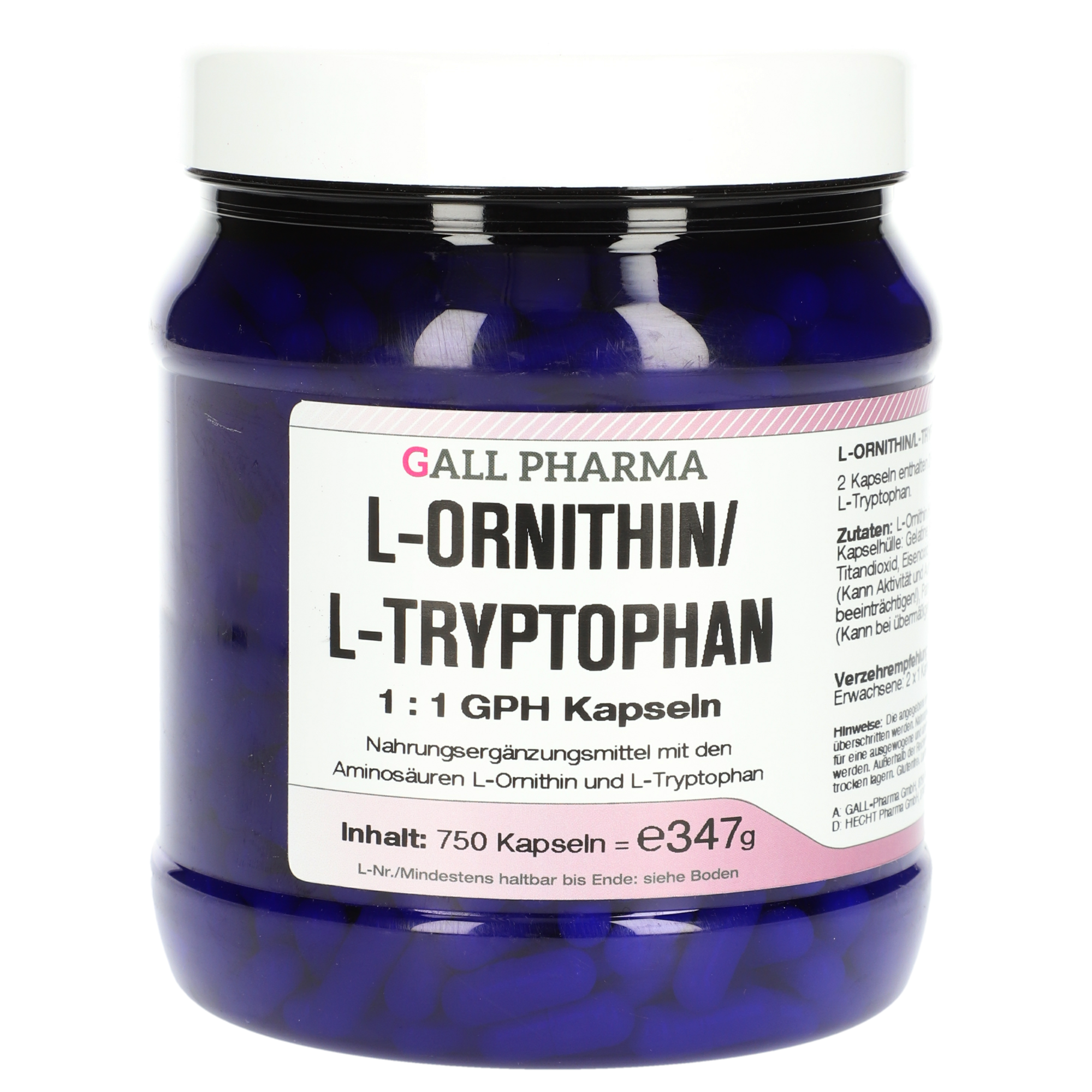 L-Ornithin / L-Tryptophan 1:1 GPH Kapseln