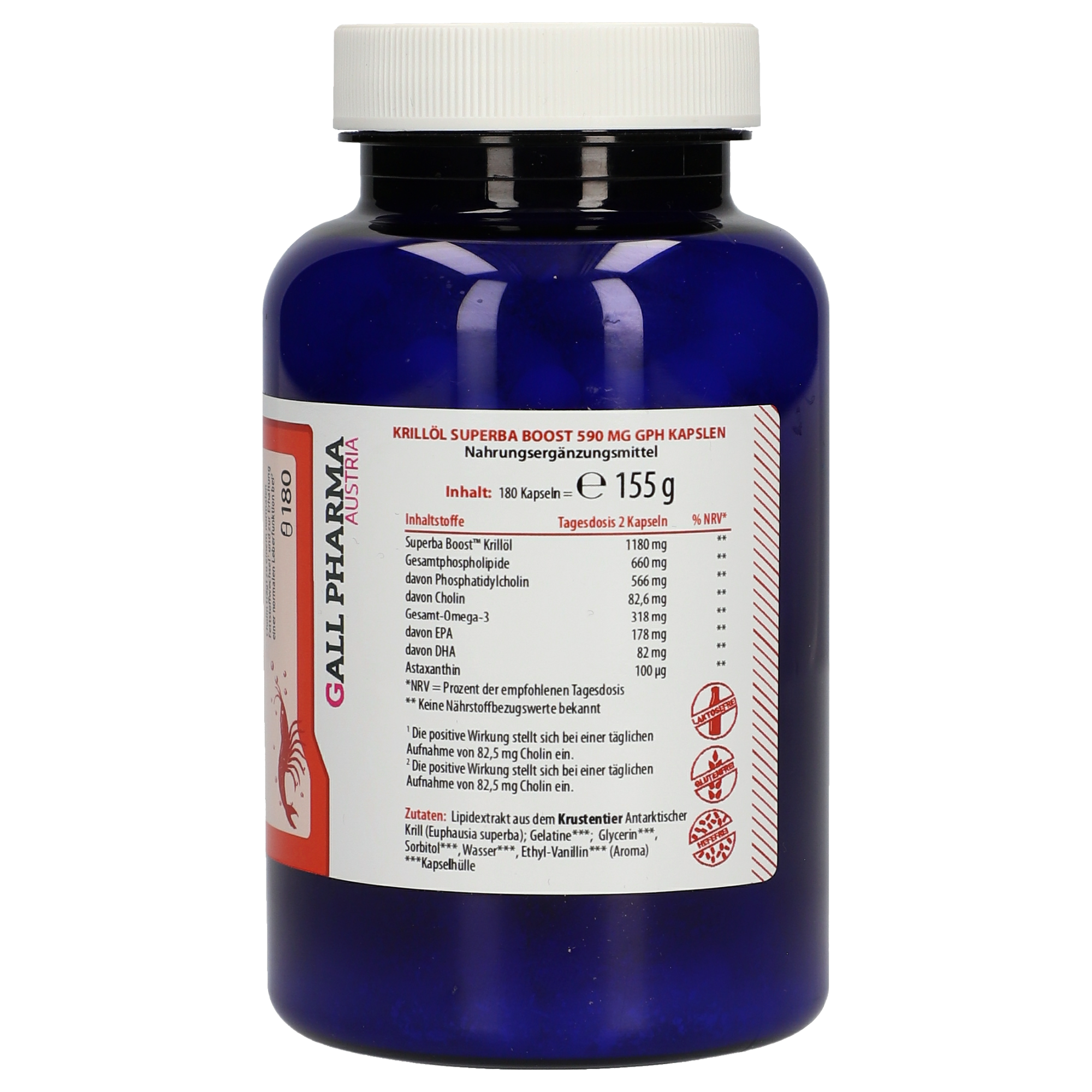 Krillöl Superba Boost 590 mg GPH Kapseln