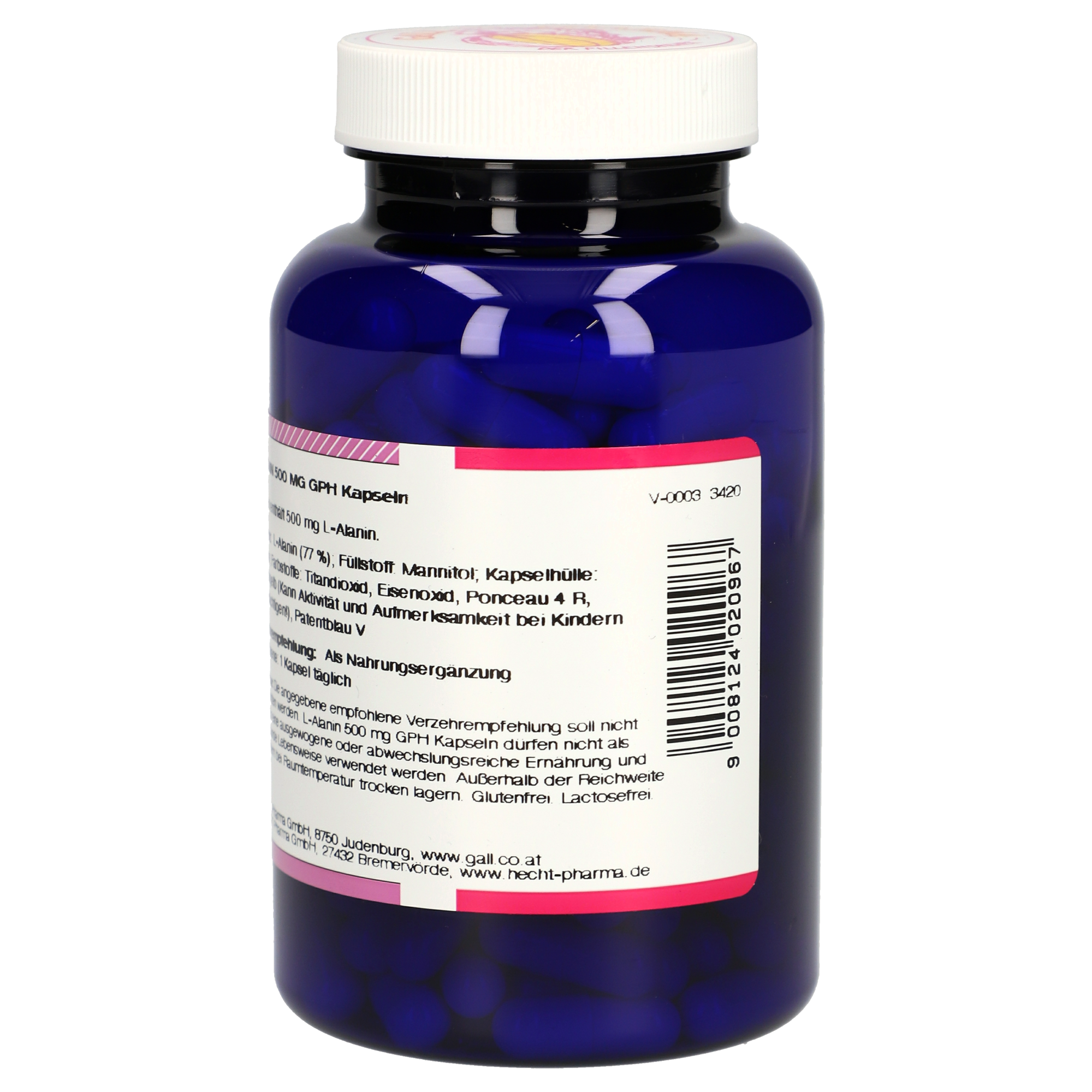 L-Alanin 500 mg GPH Kapseln