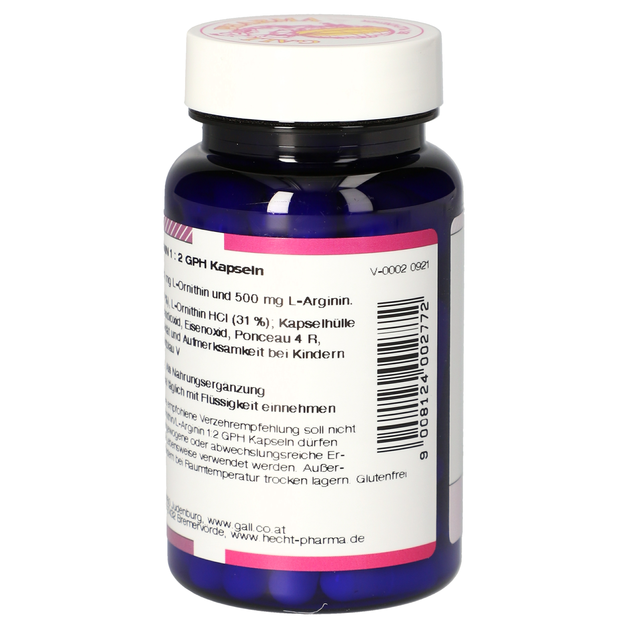 L-Ornithin / L-Arginin 1:2 GPH Kapseln