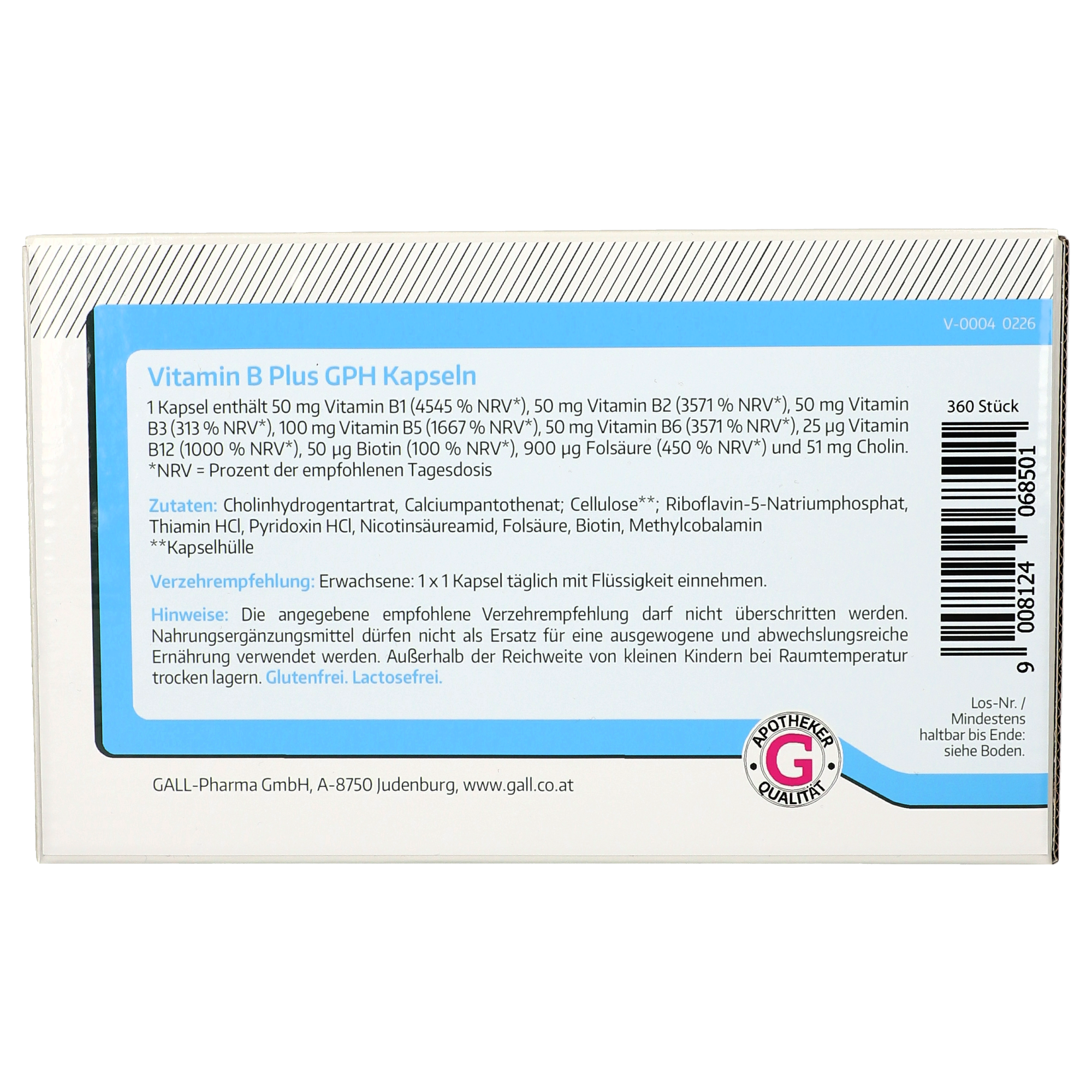 Vitamin B Plus GPH Kapseln