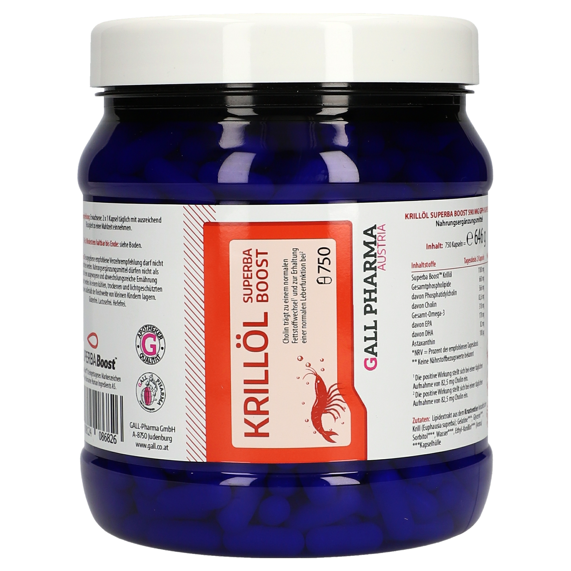 Krillöl Superba Boost 590 mg GPH Kapseln