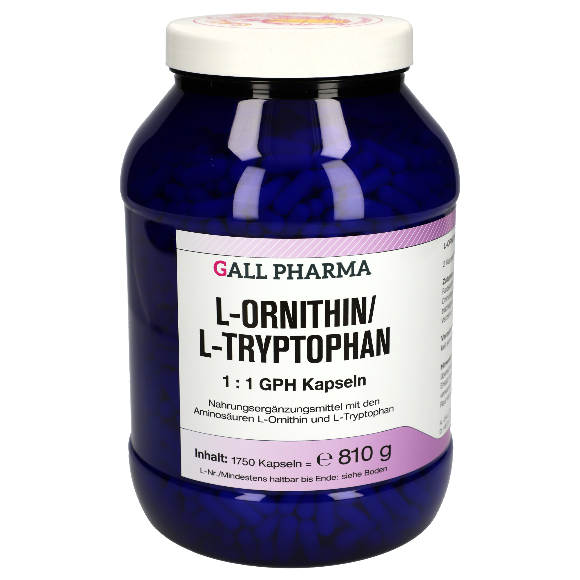 L-Ornithin / L-Tryptophan 1:1 GPH Kapseln