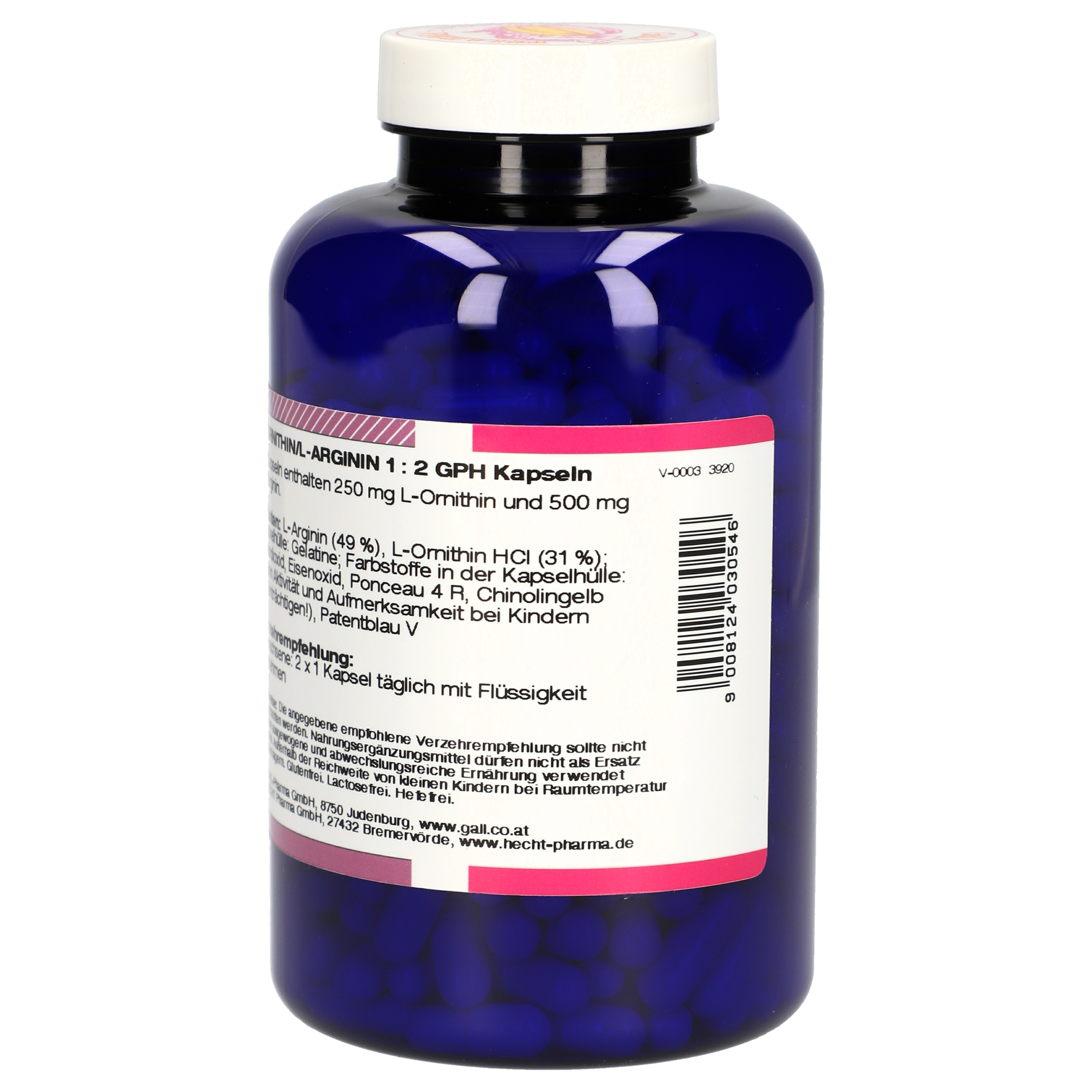 L-Ornithin / L-Arginin 1:2 GPH Kapseln
