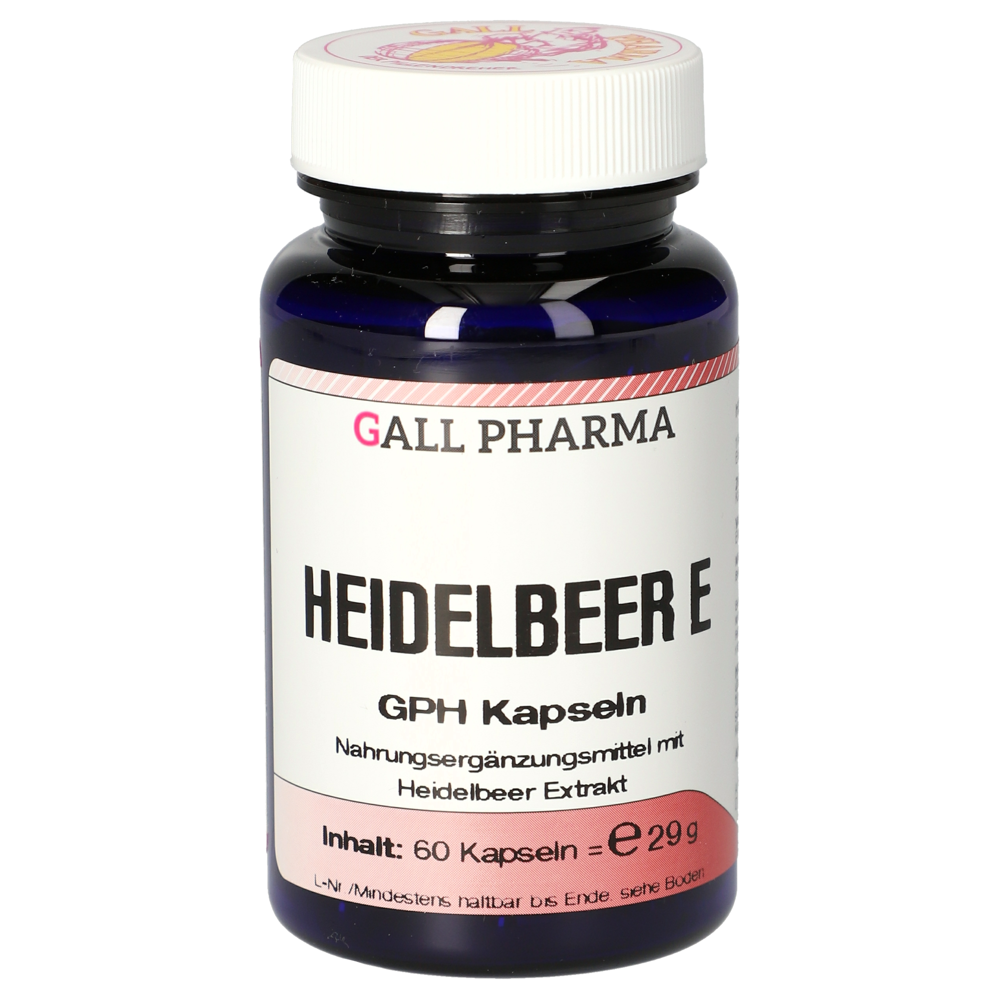 Heidelbeer E GPH Kapseln Heidelbeer E GPH Kapseln