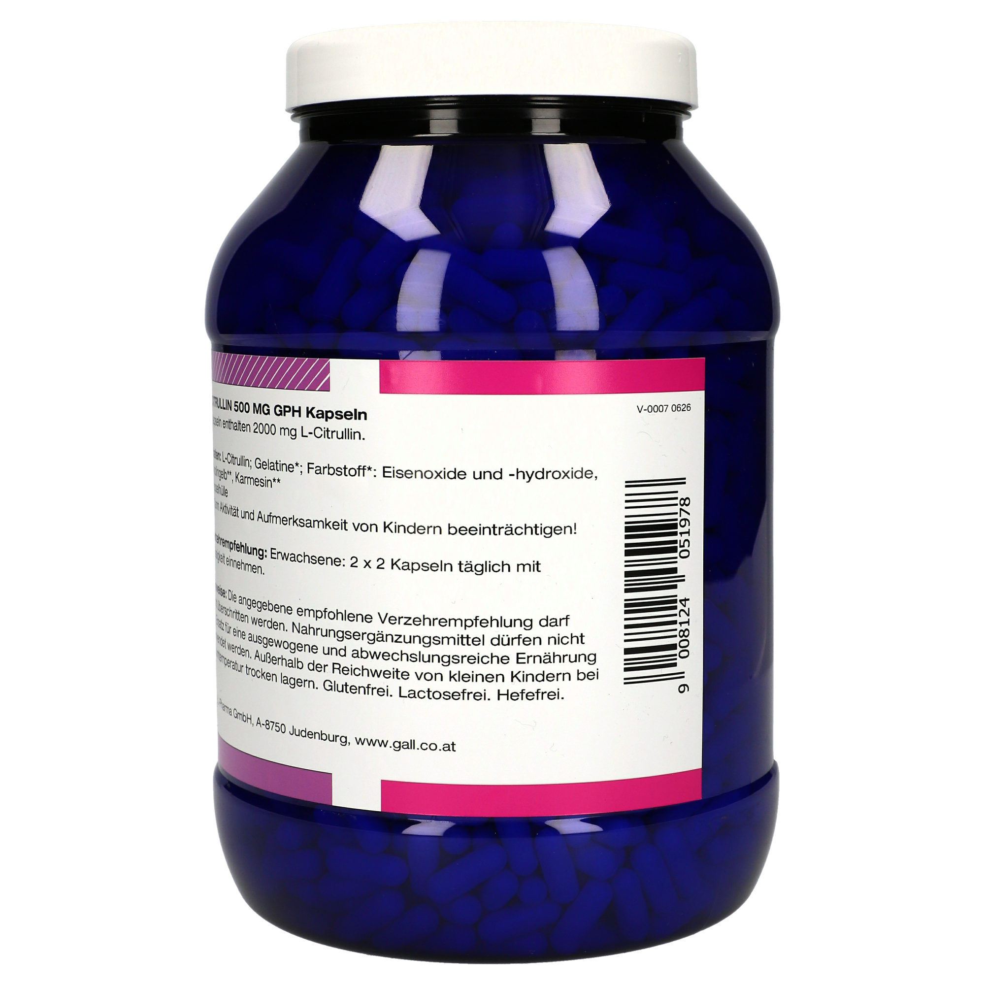 L-Citrullin 500 mg GPH Kapseln