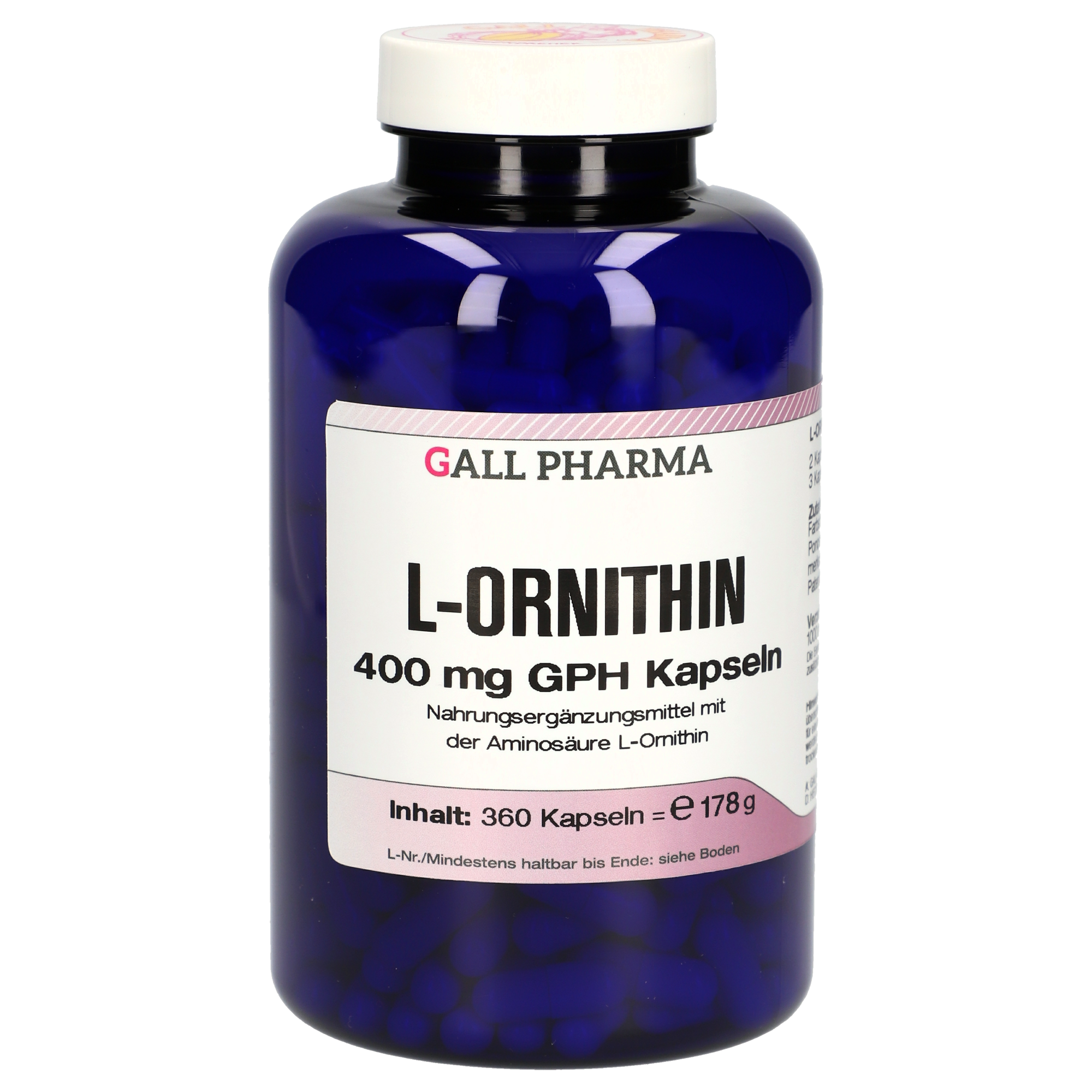 L-Ornithin 400 mg GPH Kapseln