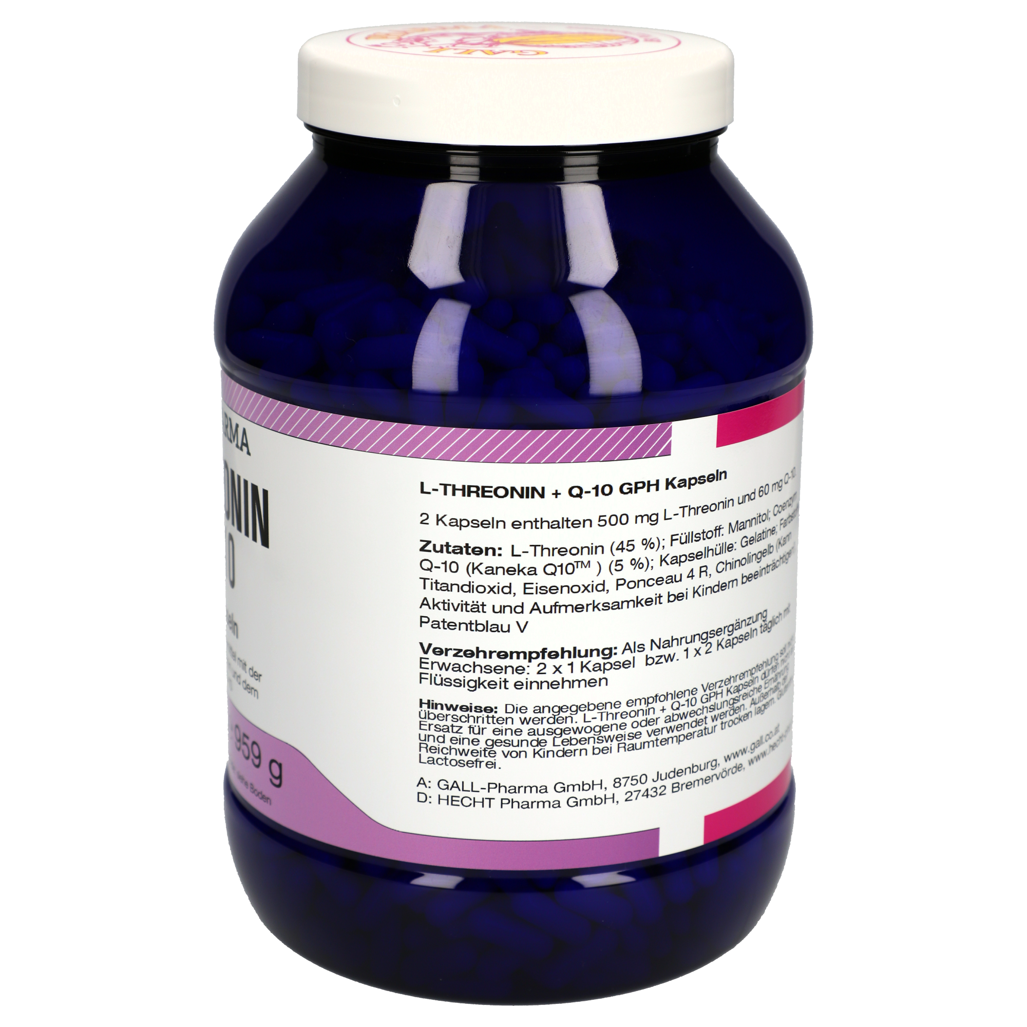 L-Threonine + Q10 GPH Capsules