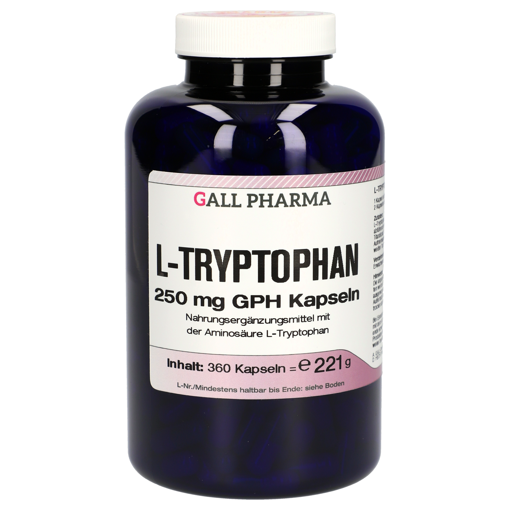 L-Tryptophan 250 mg GPH Kapseln