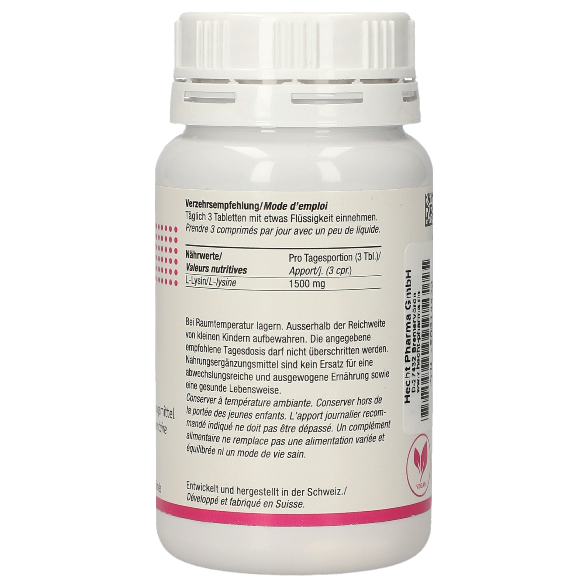 Burgerstein L-Lysin 500 mg Tabletten