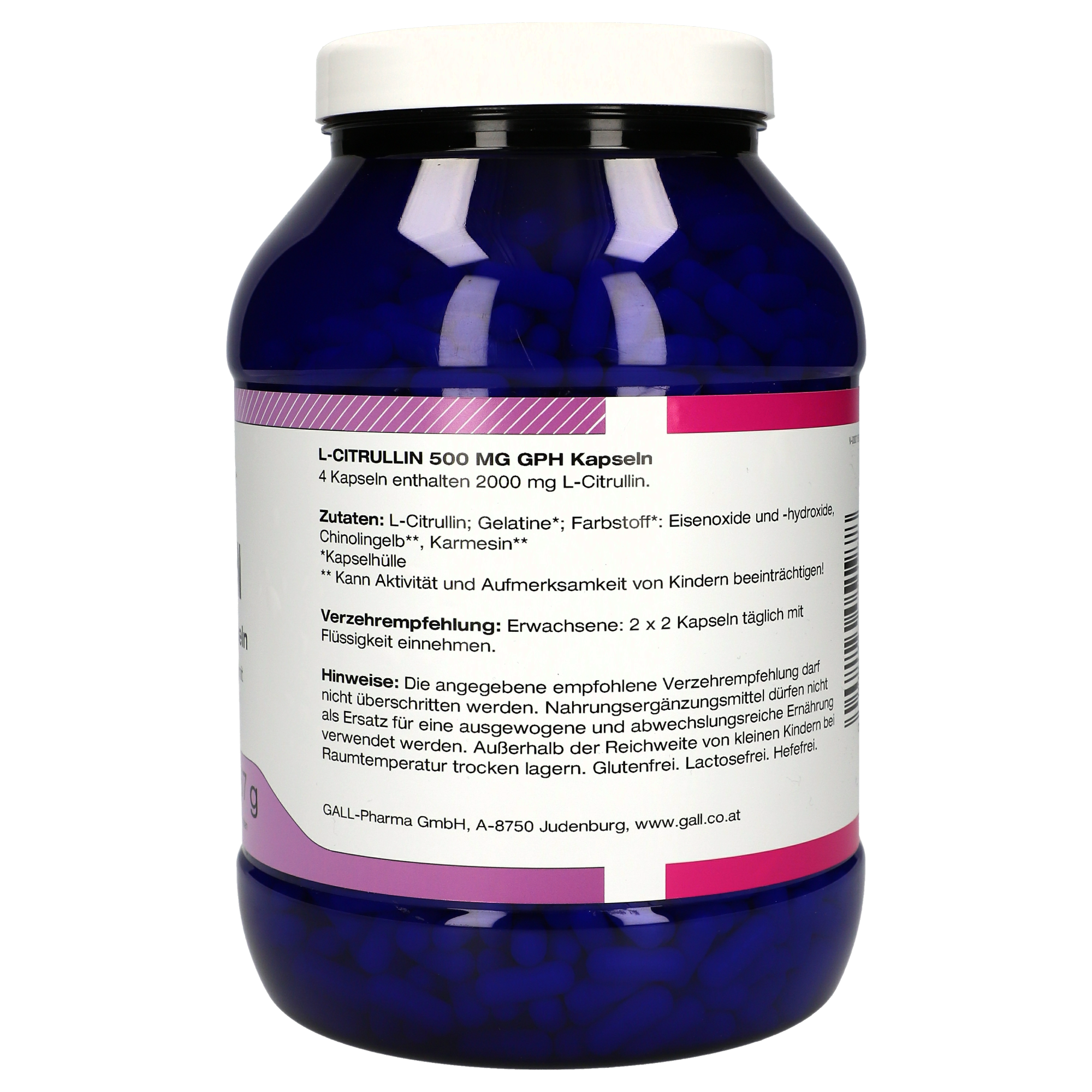 L-Citrullin 500 mg GPH Kapseln