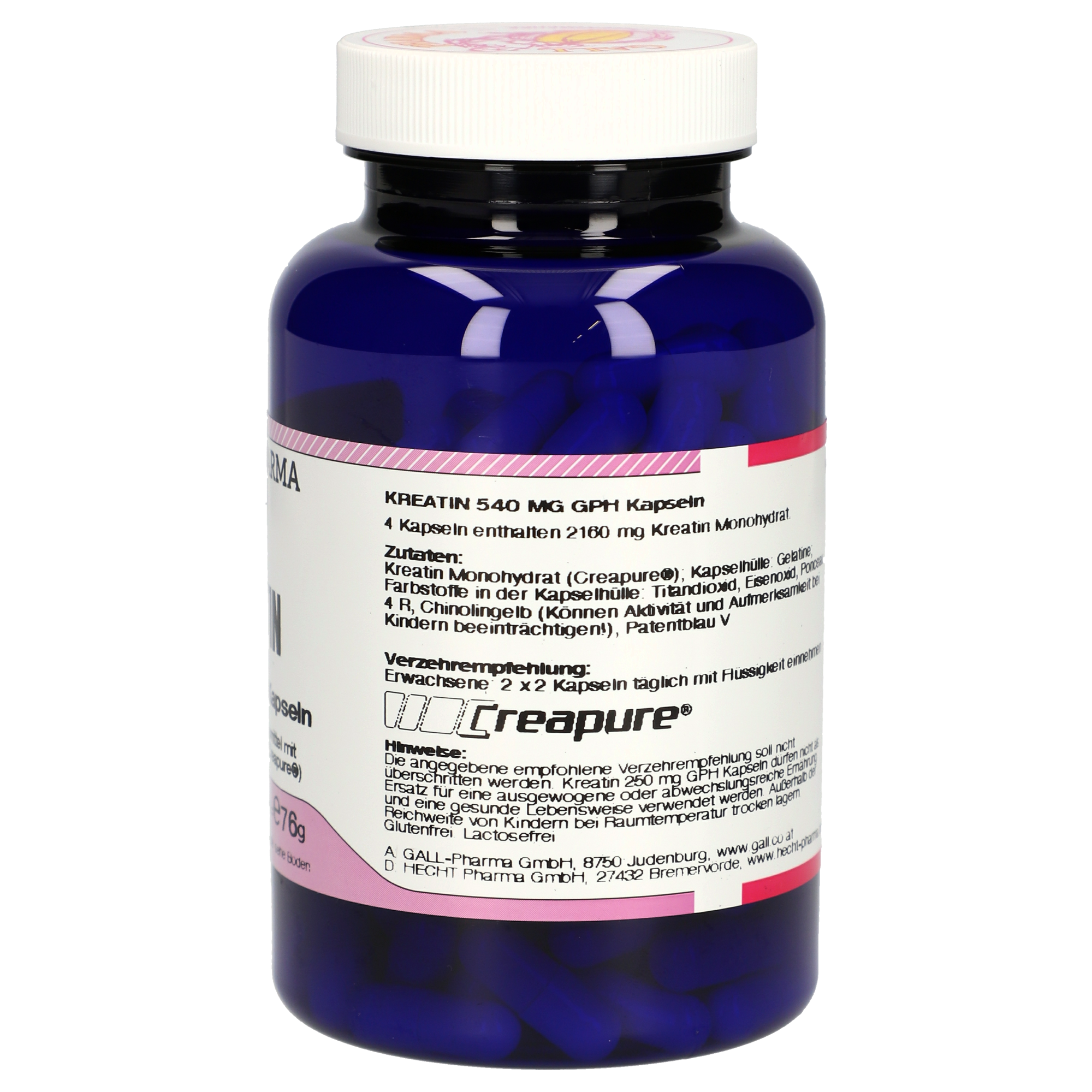Kreatin 540 mg GPH Kapseln