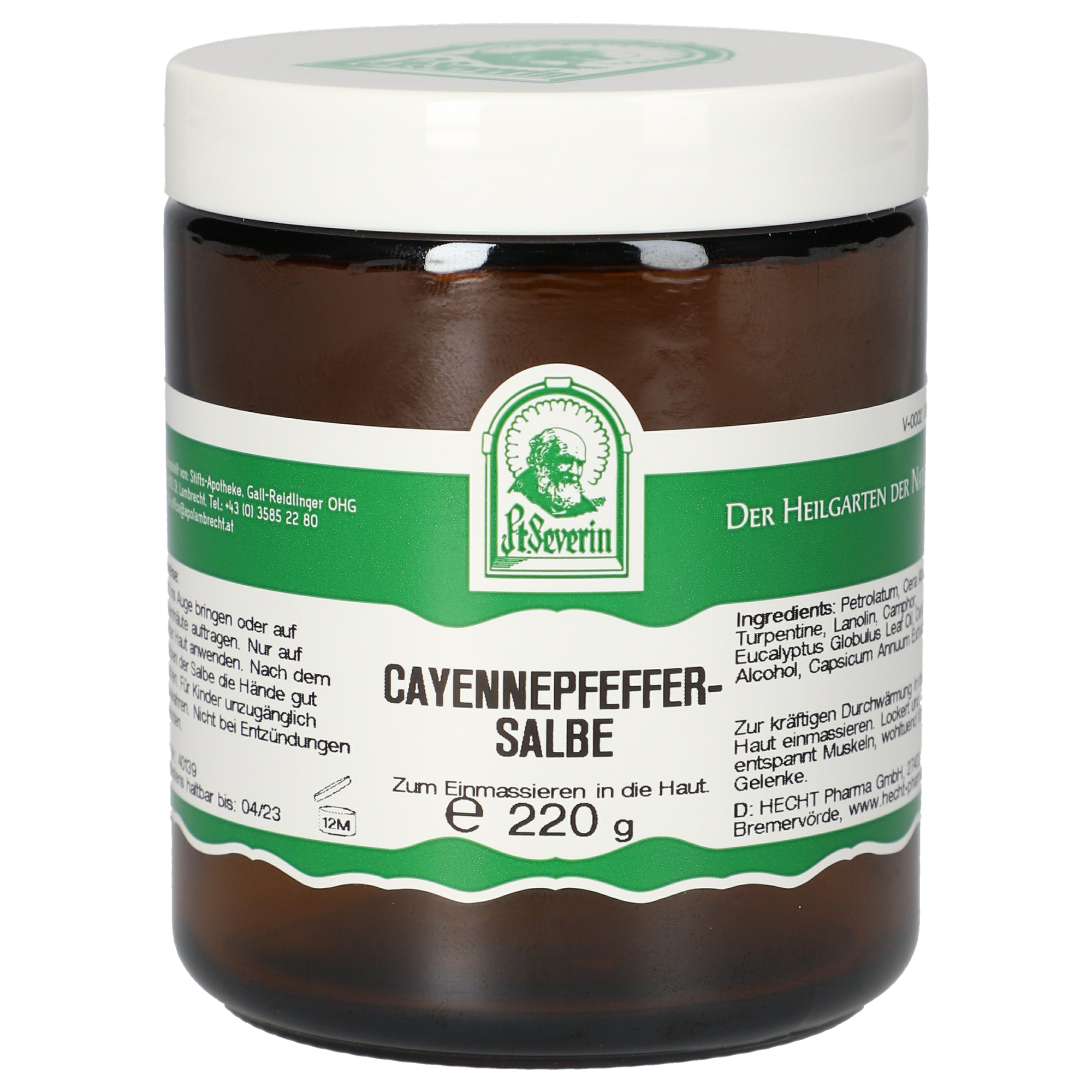 Cayennepfeffer Salbe