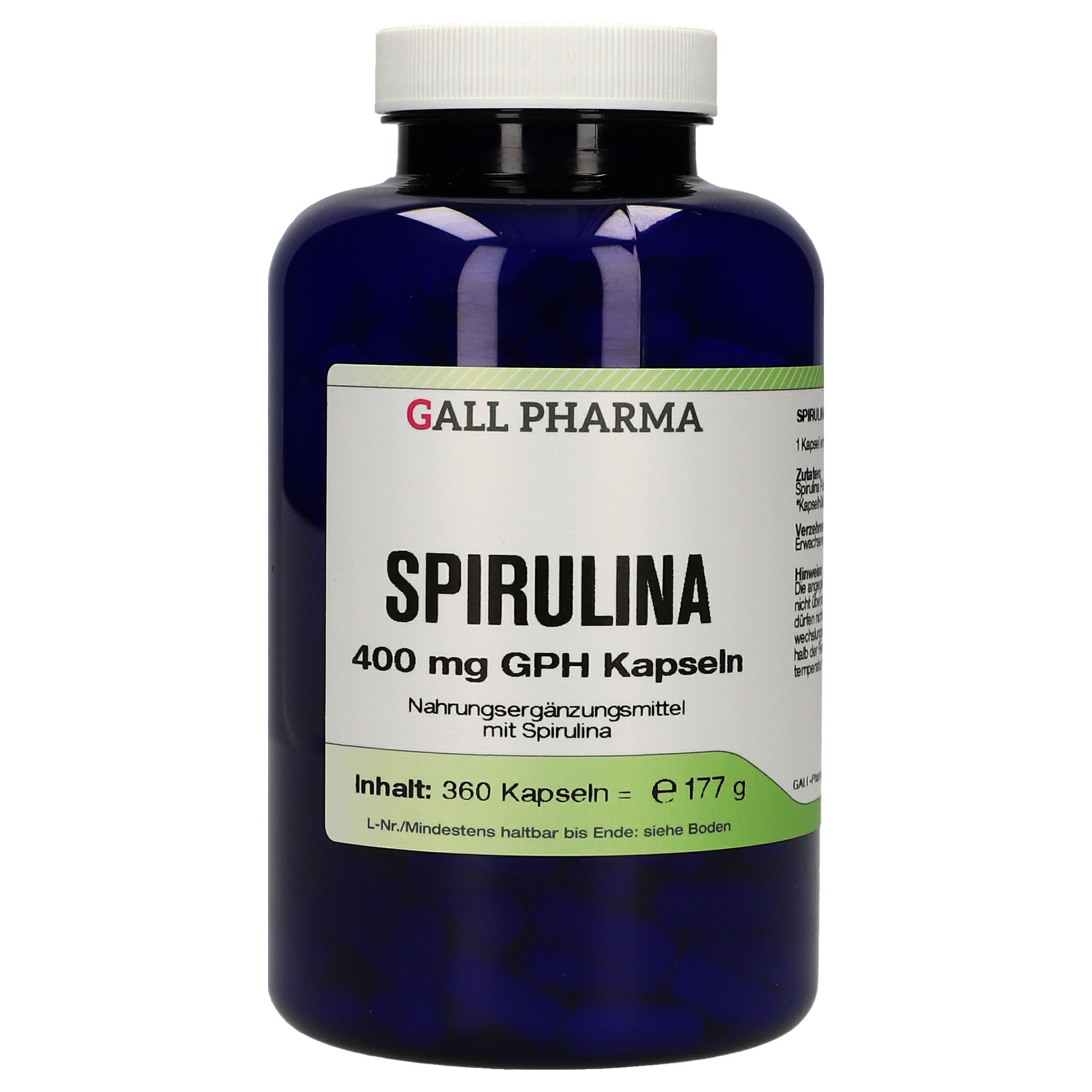 Spirulina 400 mg GPH Kapseln