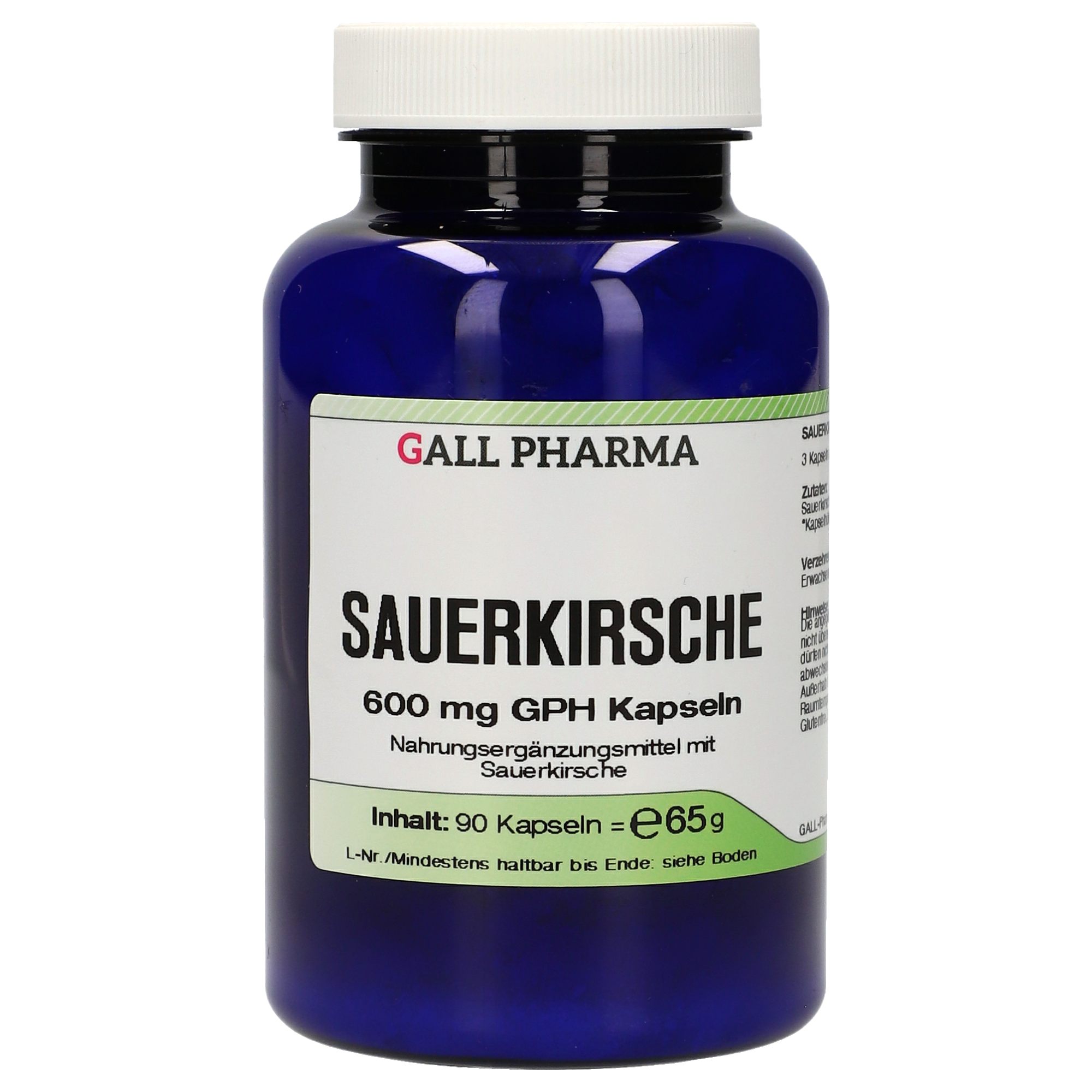 Sauerkirsche 600 mg GPH Kapseln