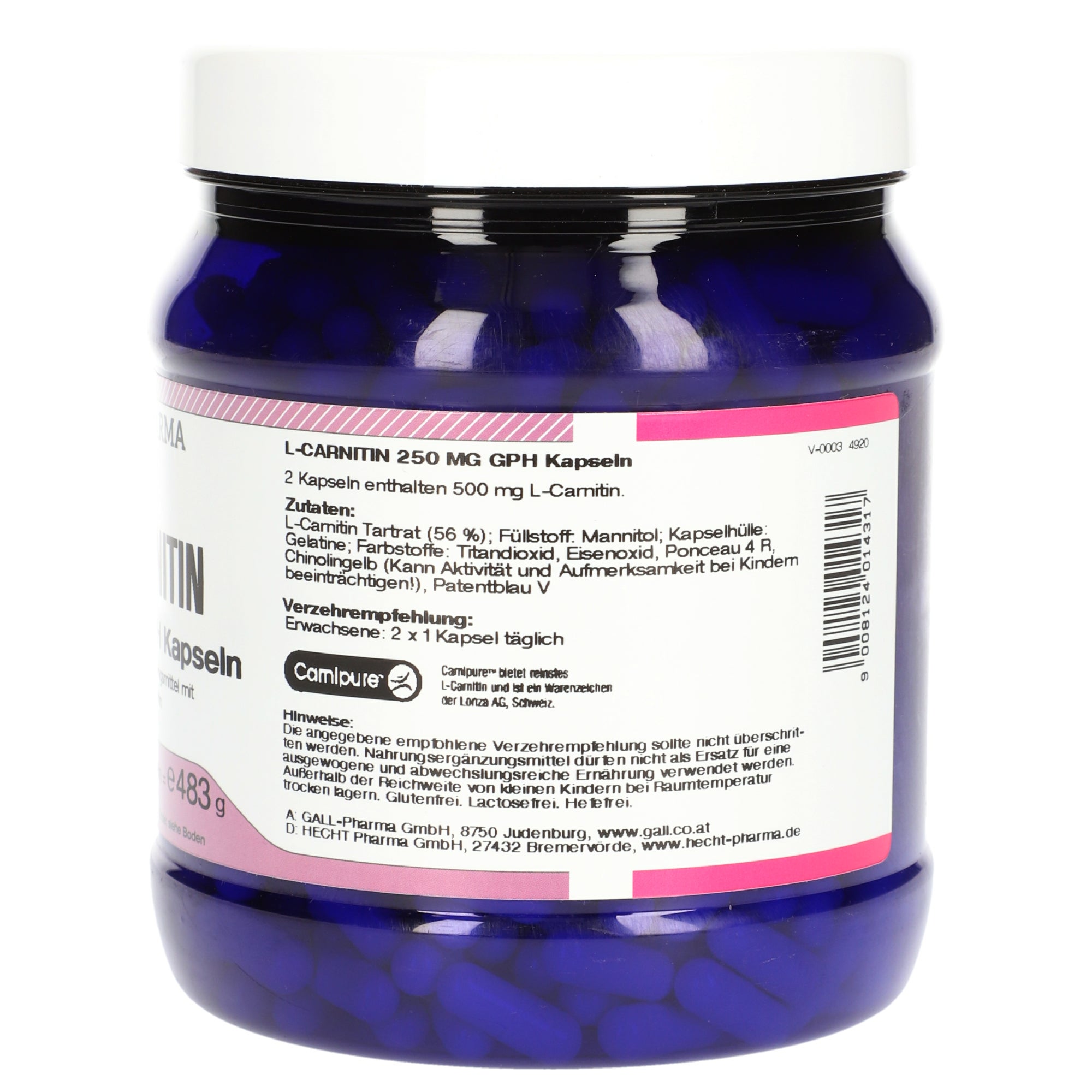 L-Carnitin 250 mg GPH Kapseln