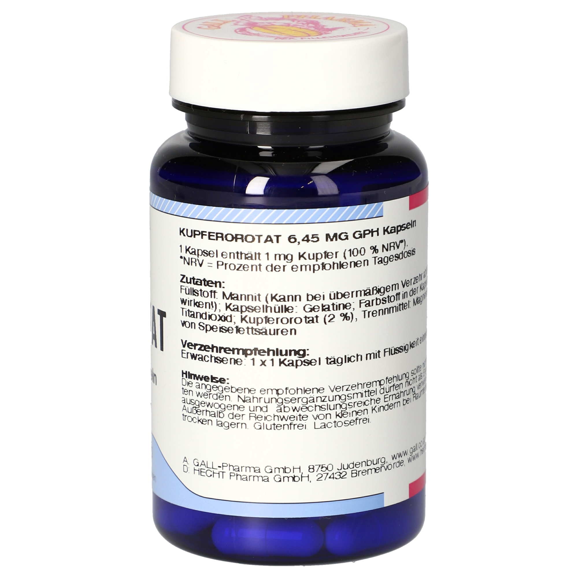 Kupferorotat 6,45 mg GPH Kapseln