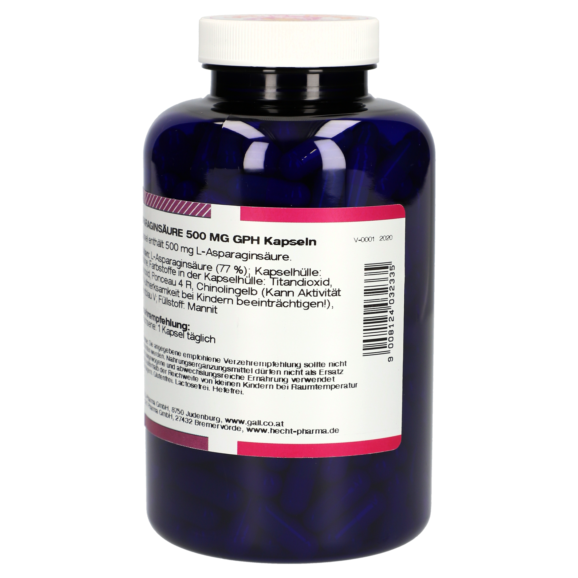 Asparaginsäure 500 mg GPH Kapseln
