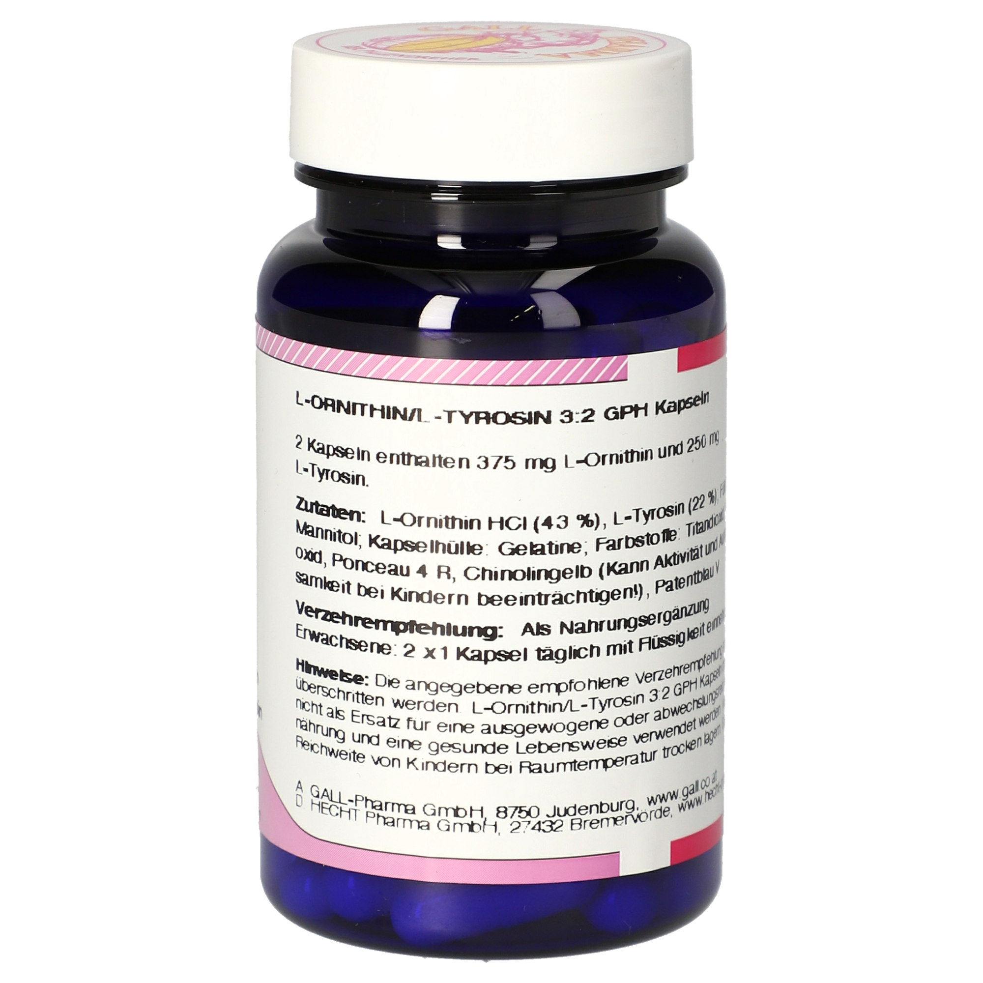 L-Ornithin / L-Tyrosin 3:2 GPH Kapseln