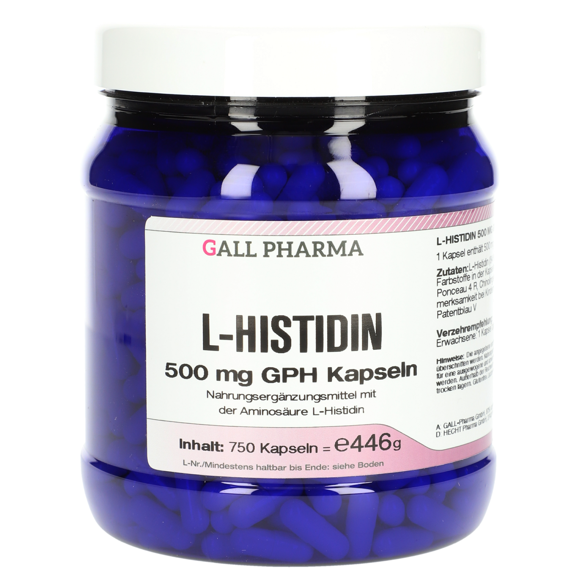 L-Histidin 500 mg GPH Kapseln
