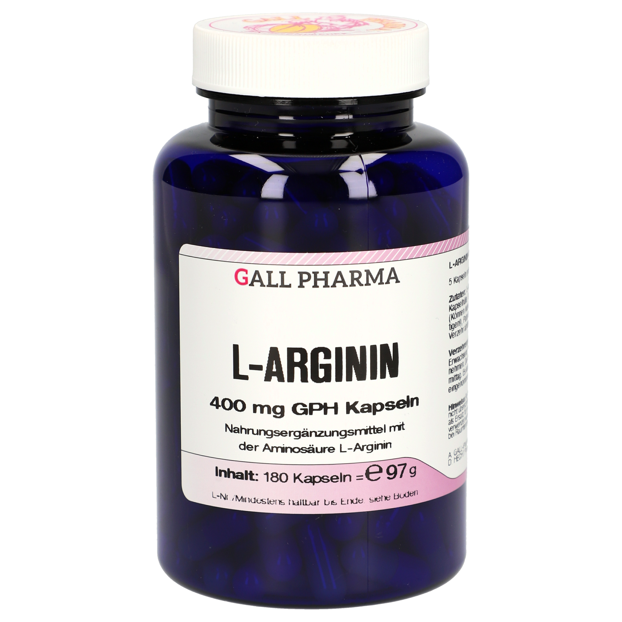 L-Arginin 400 mg GPH Kapseln