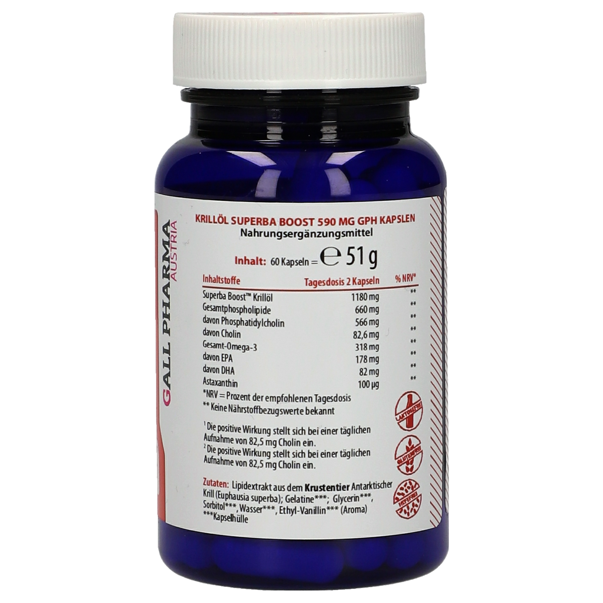 Krillöl Superba Boost 590 mg GPH Kapseln
