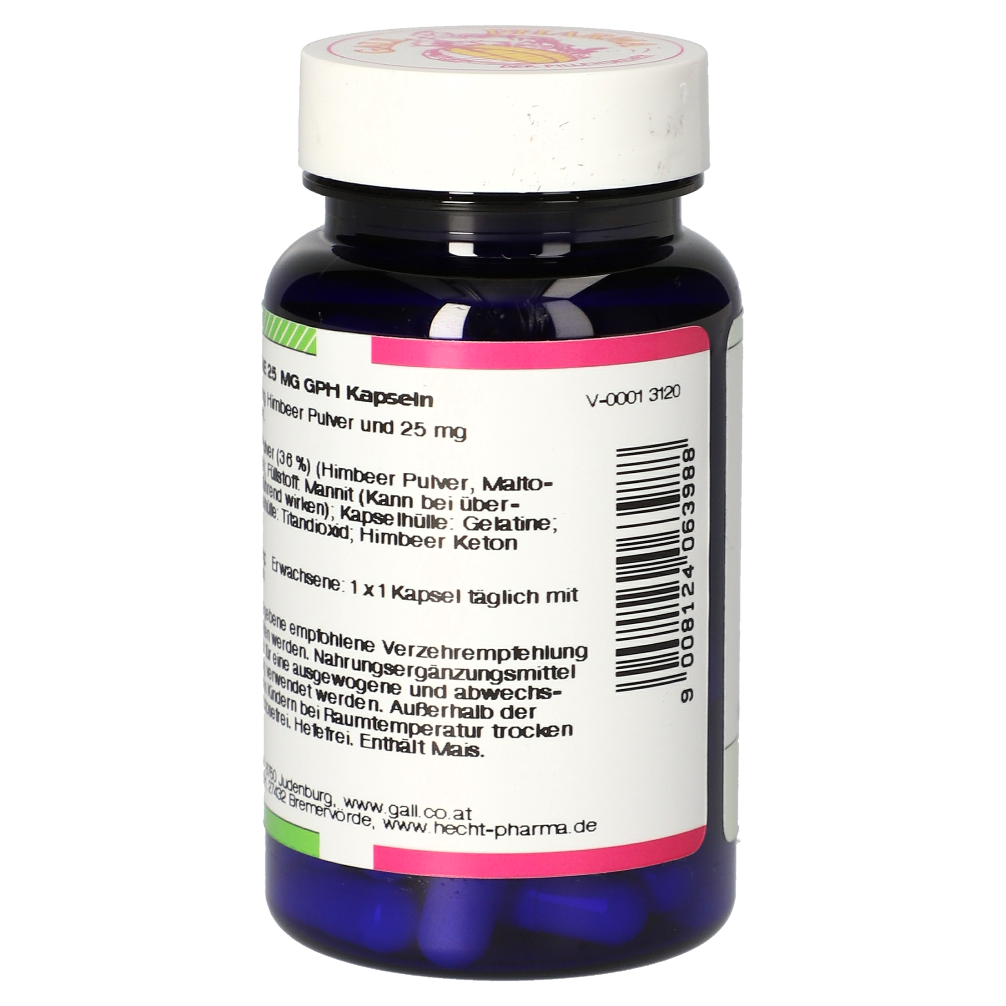 Raspberryketone 25 mg GPH Kapseln